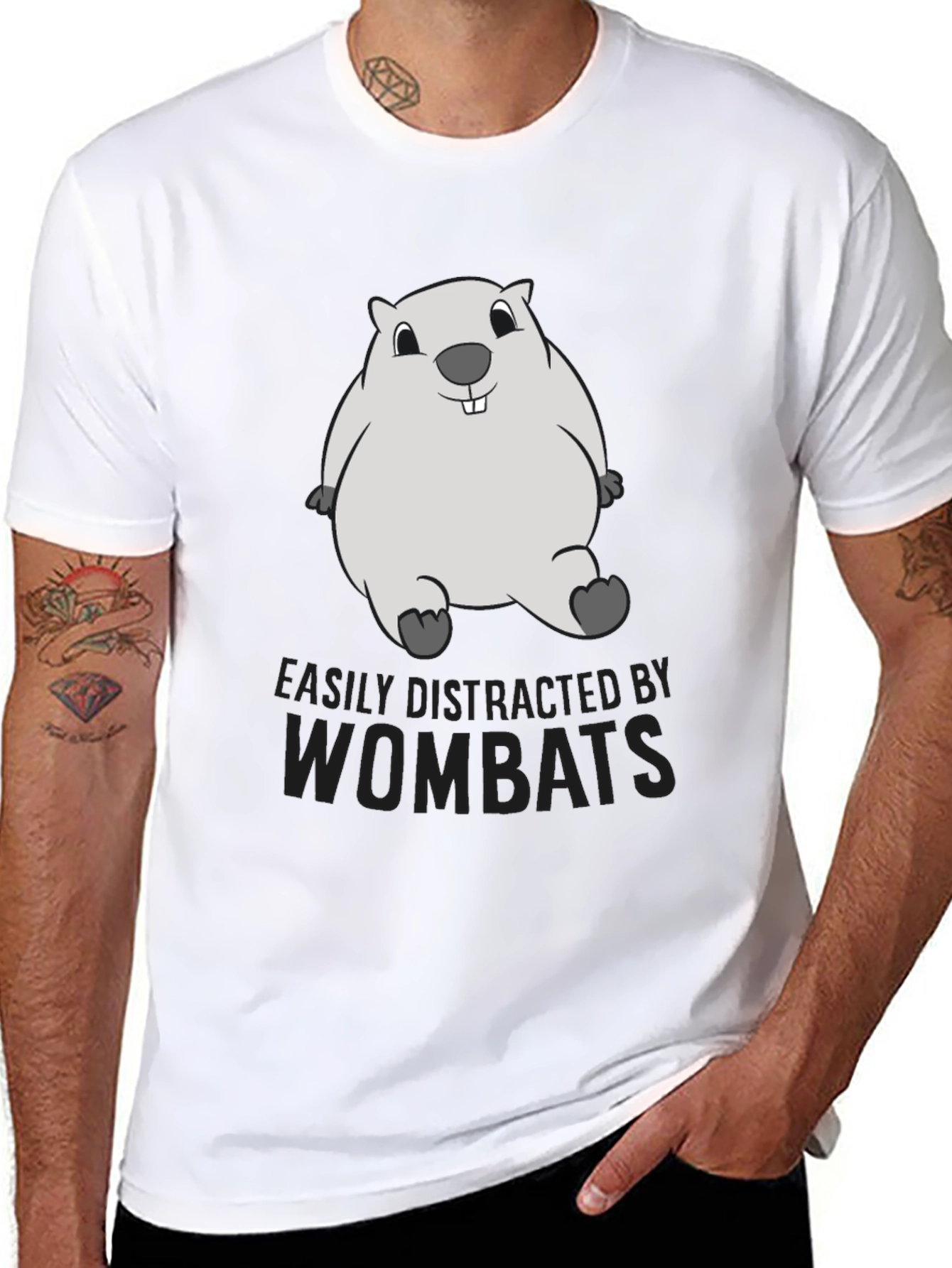 Wombat Distraction Graphic Tee