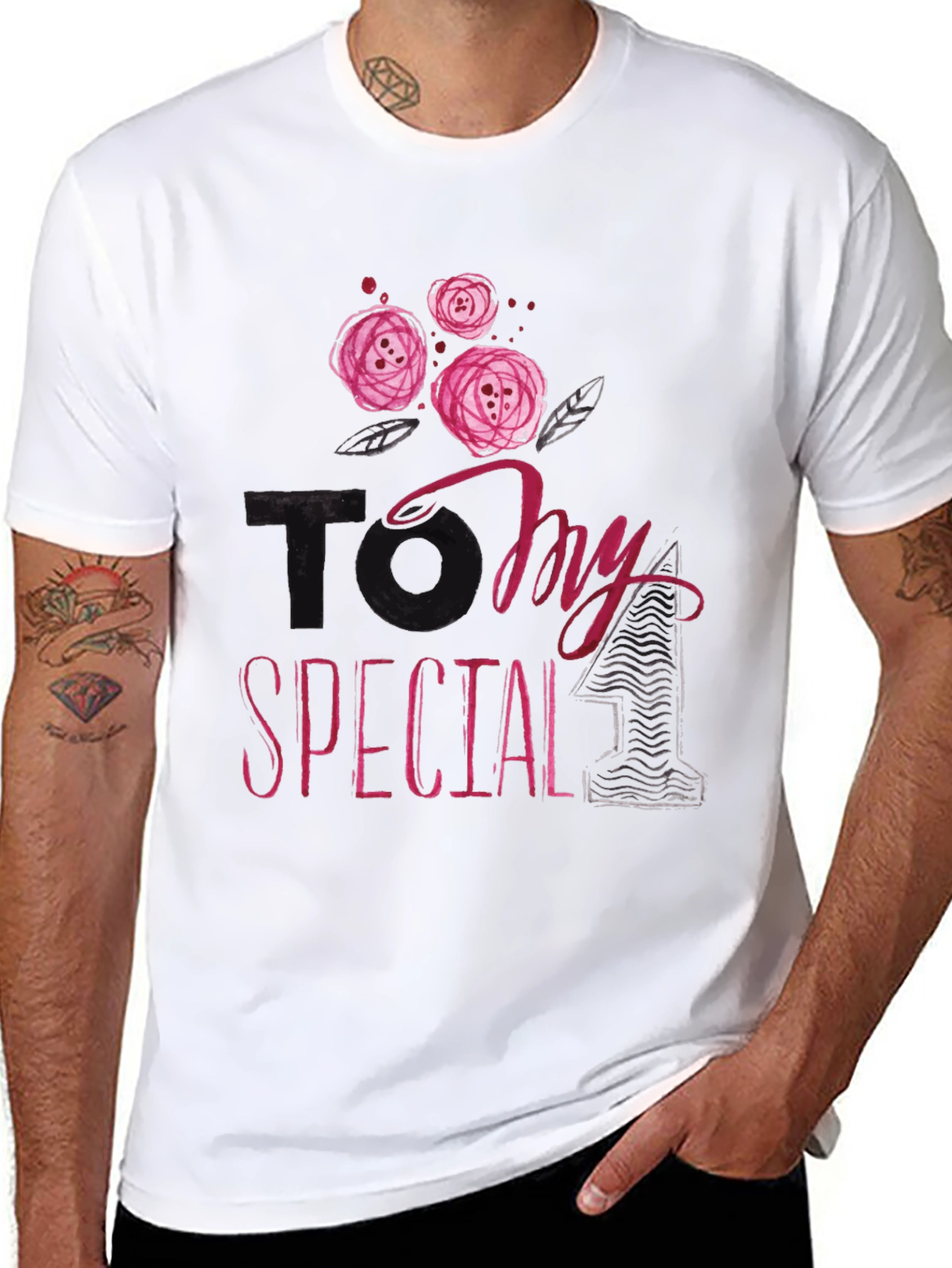 To My Special One Floral T-Shirt