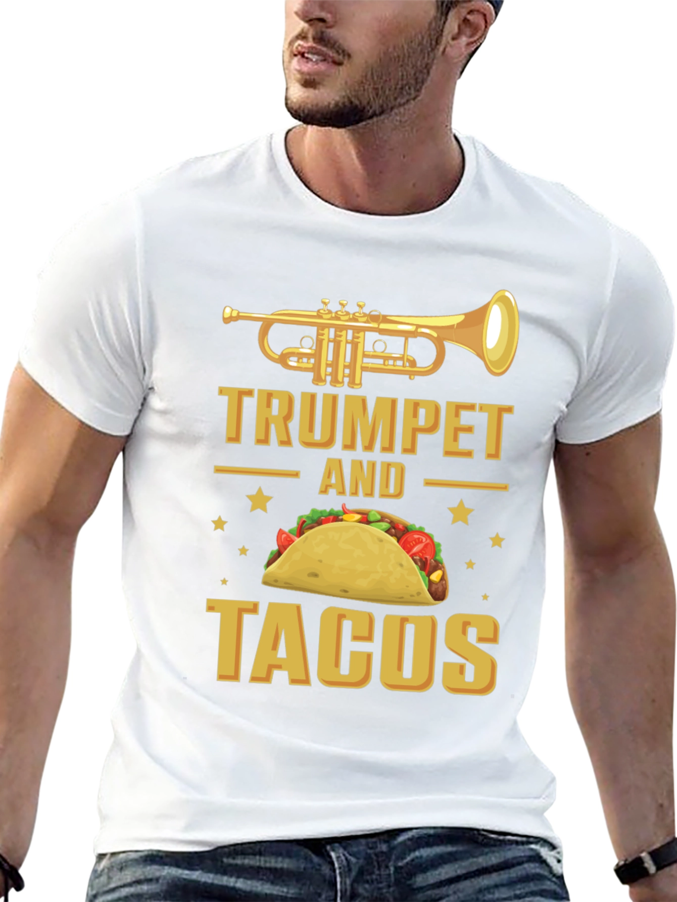 Trumpet and Tacos Graphic Tee