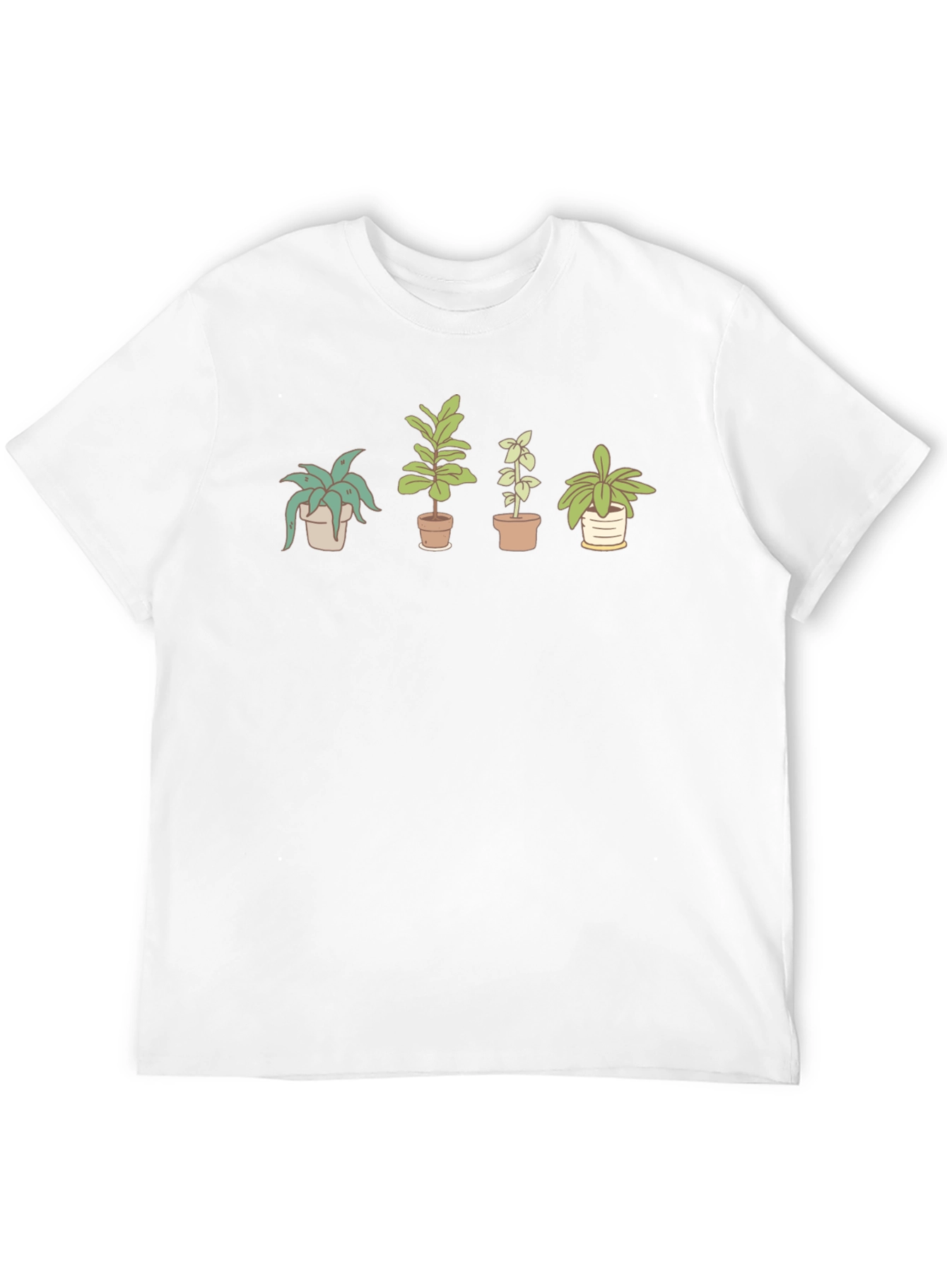 Potted Plants Graphic Tee - Black