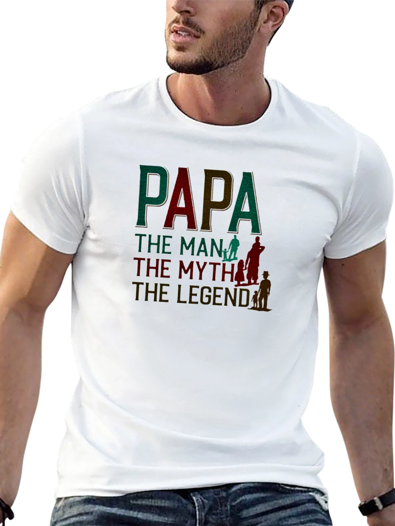 Papa the Man the Myth the Legend T-Shirt