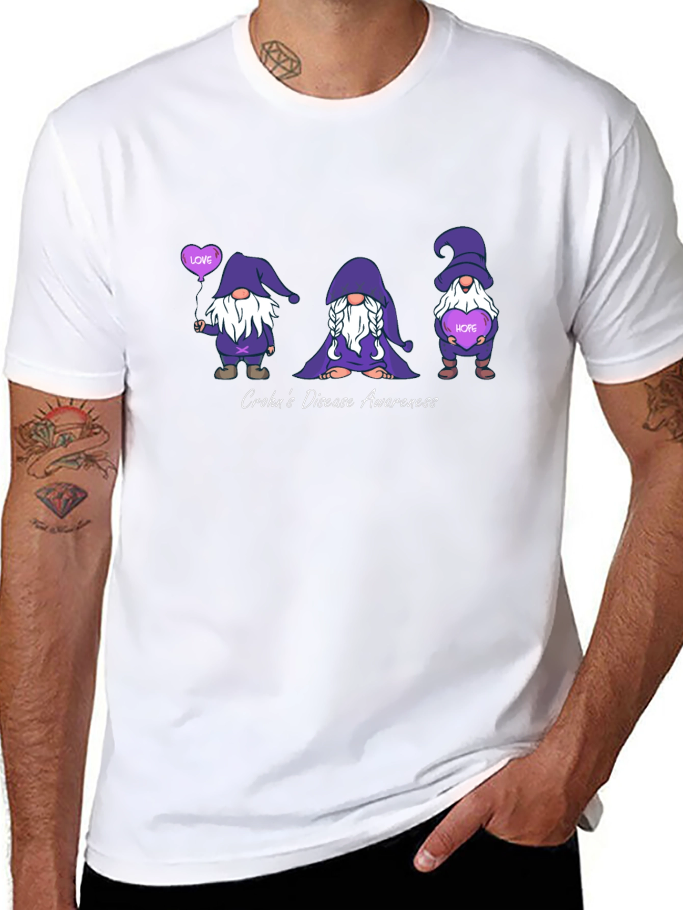 Crohns Awareness Gnome T-Shirt