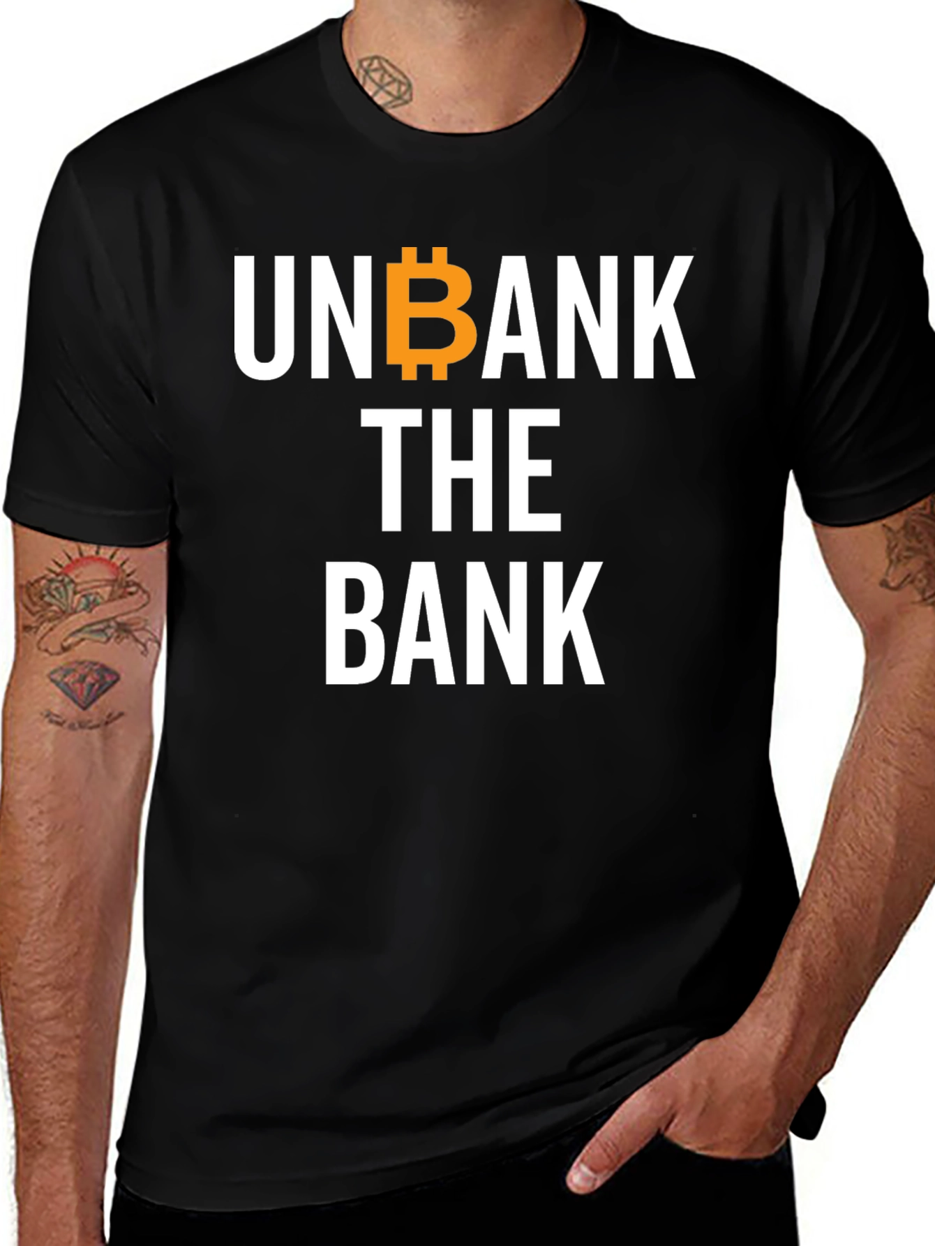 Unbank The Bank Bitcoin T-Shirt