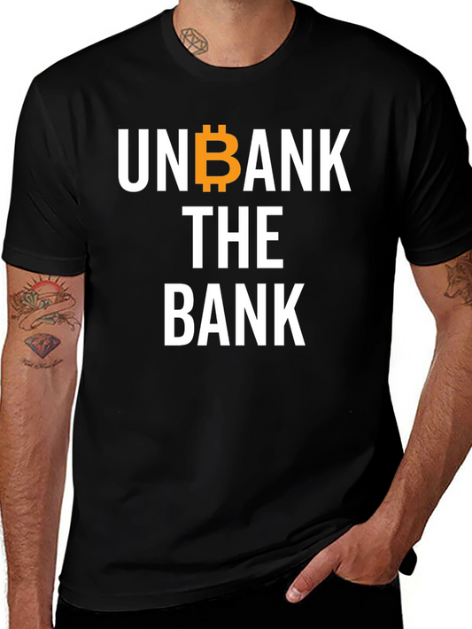 Unbank The Bank Bitcoin T-Shirt
