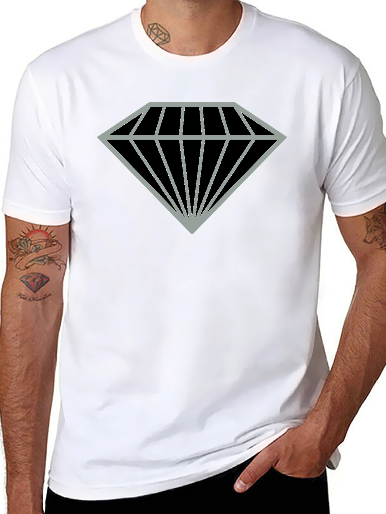 Diamond Graphic Tee - Classic Style