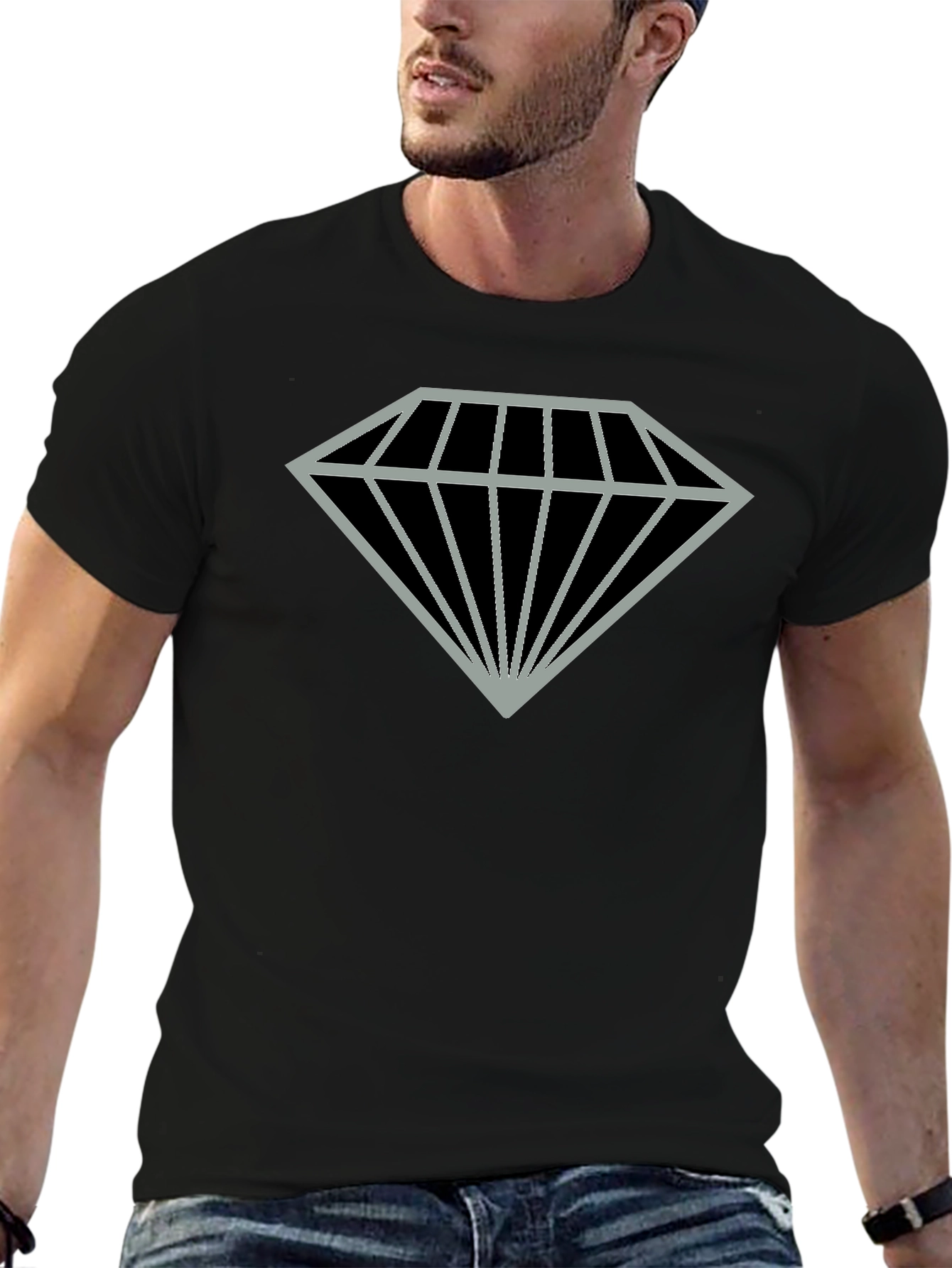 Diamond Graphic Tee - Classic Style