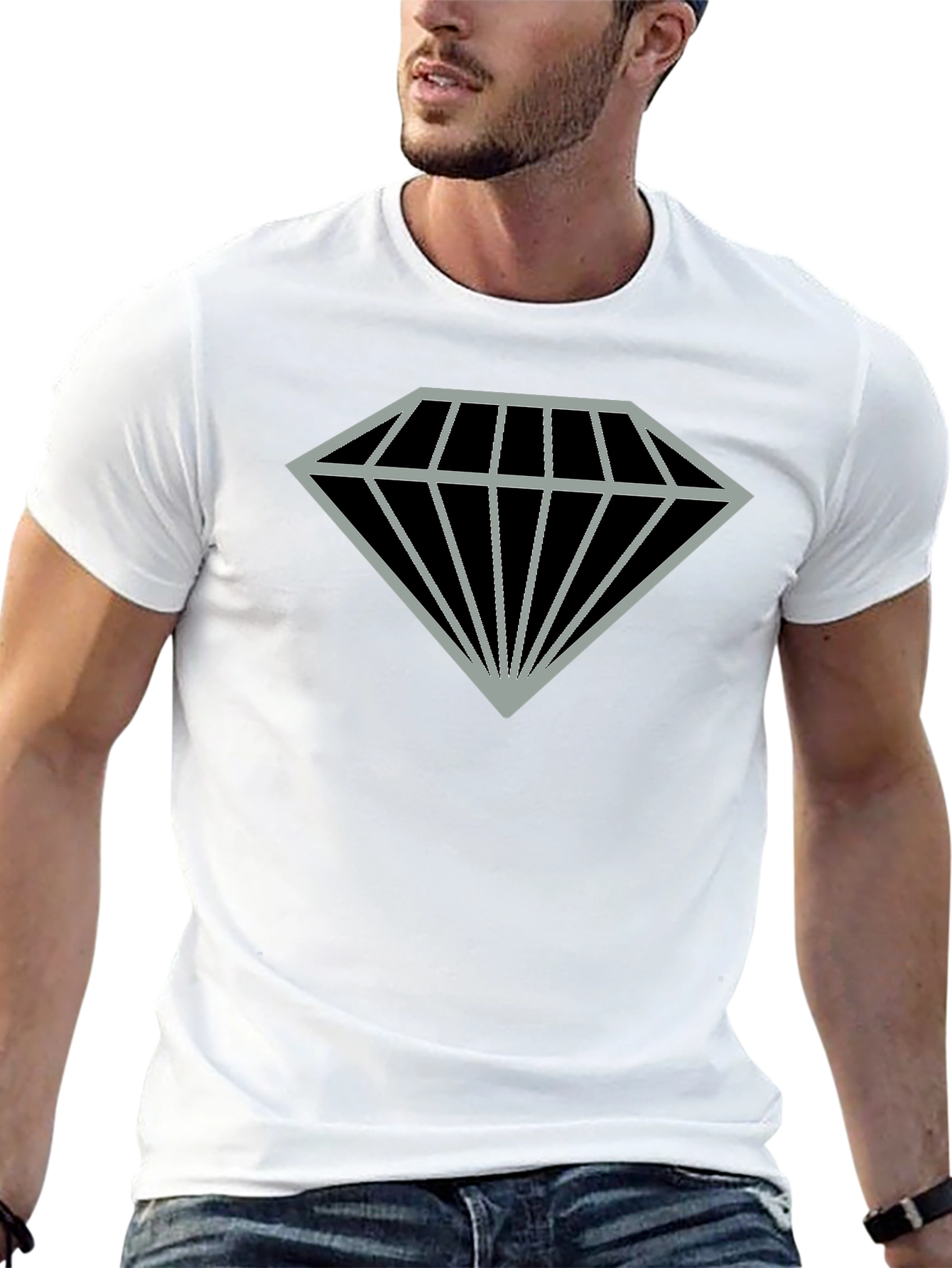 Diamond Graphic Tee - Classic Style