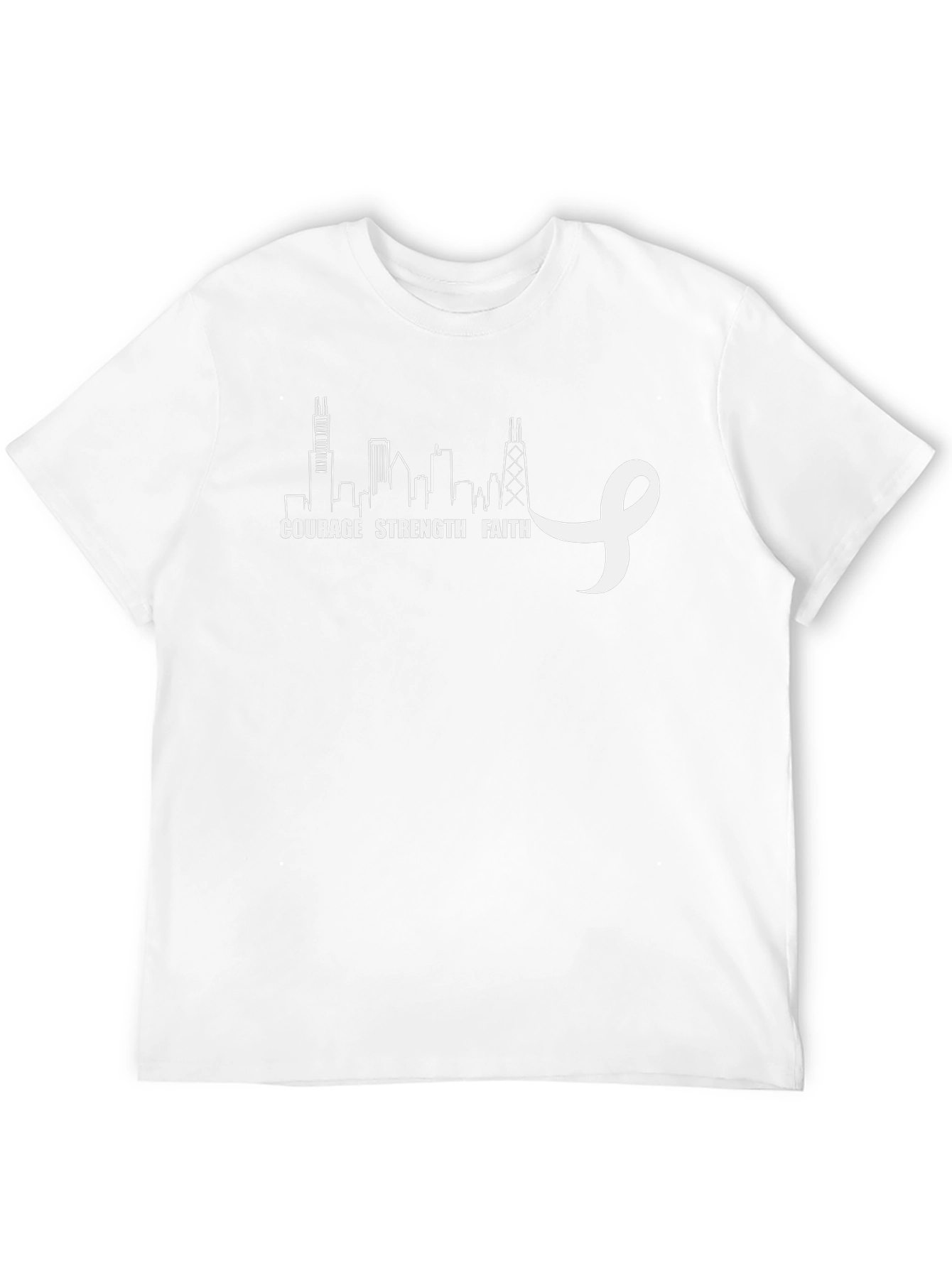 Courage Strength Faith Chicago T-Shirt