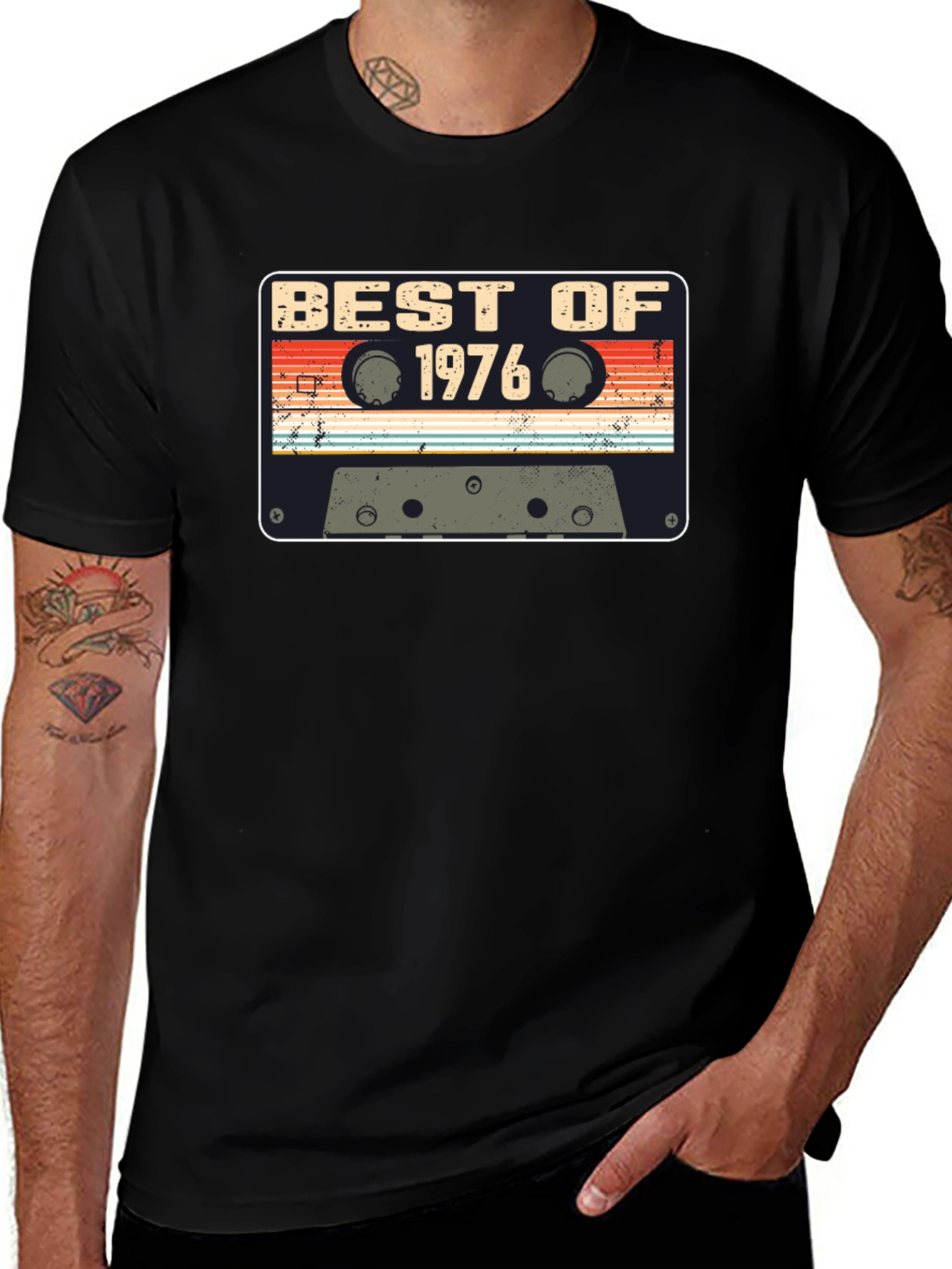Best of 1976 Cassette Tape Graphic Tee