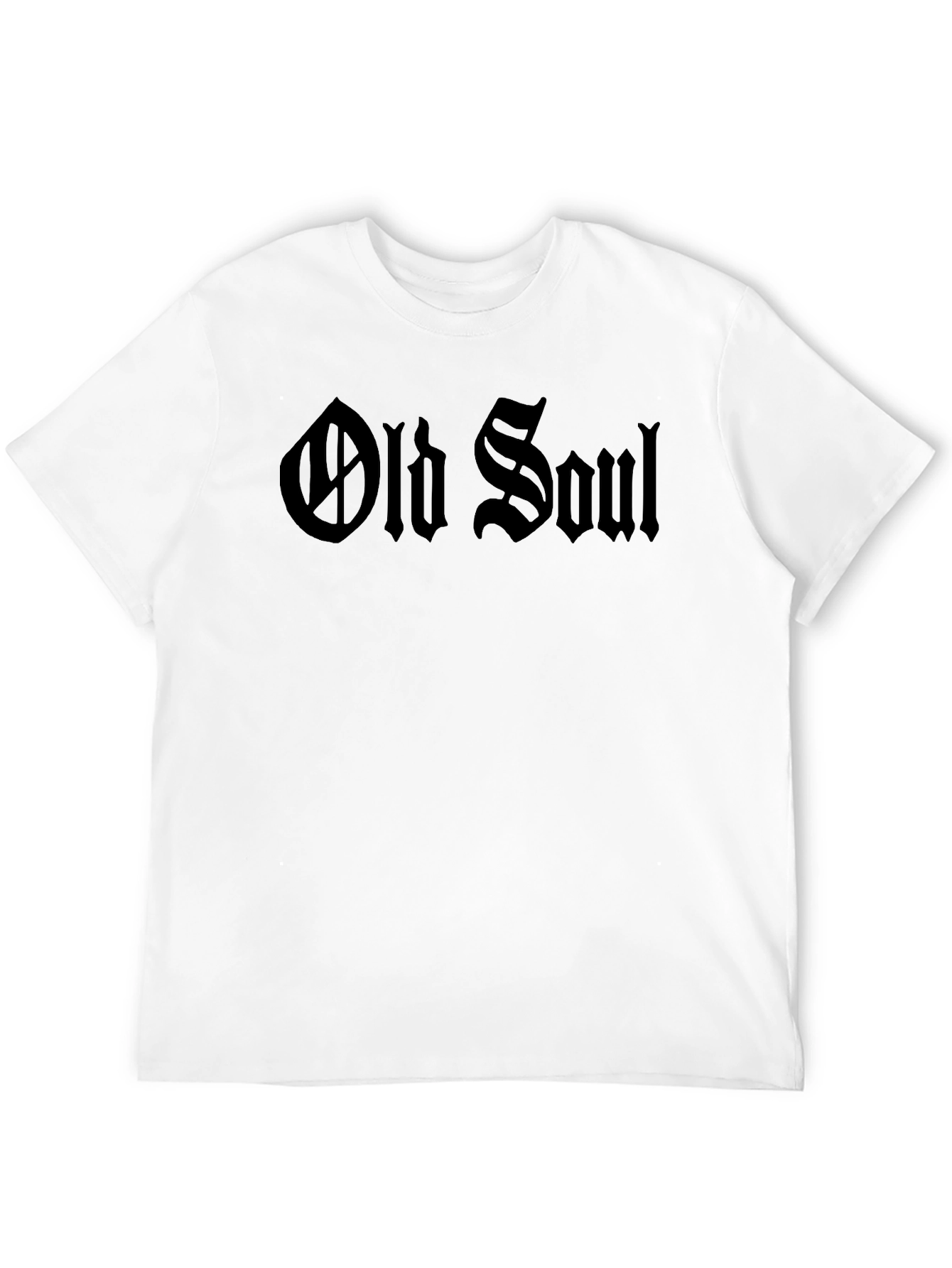 Old Soul Black Graphic T-Shirt