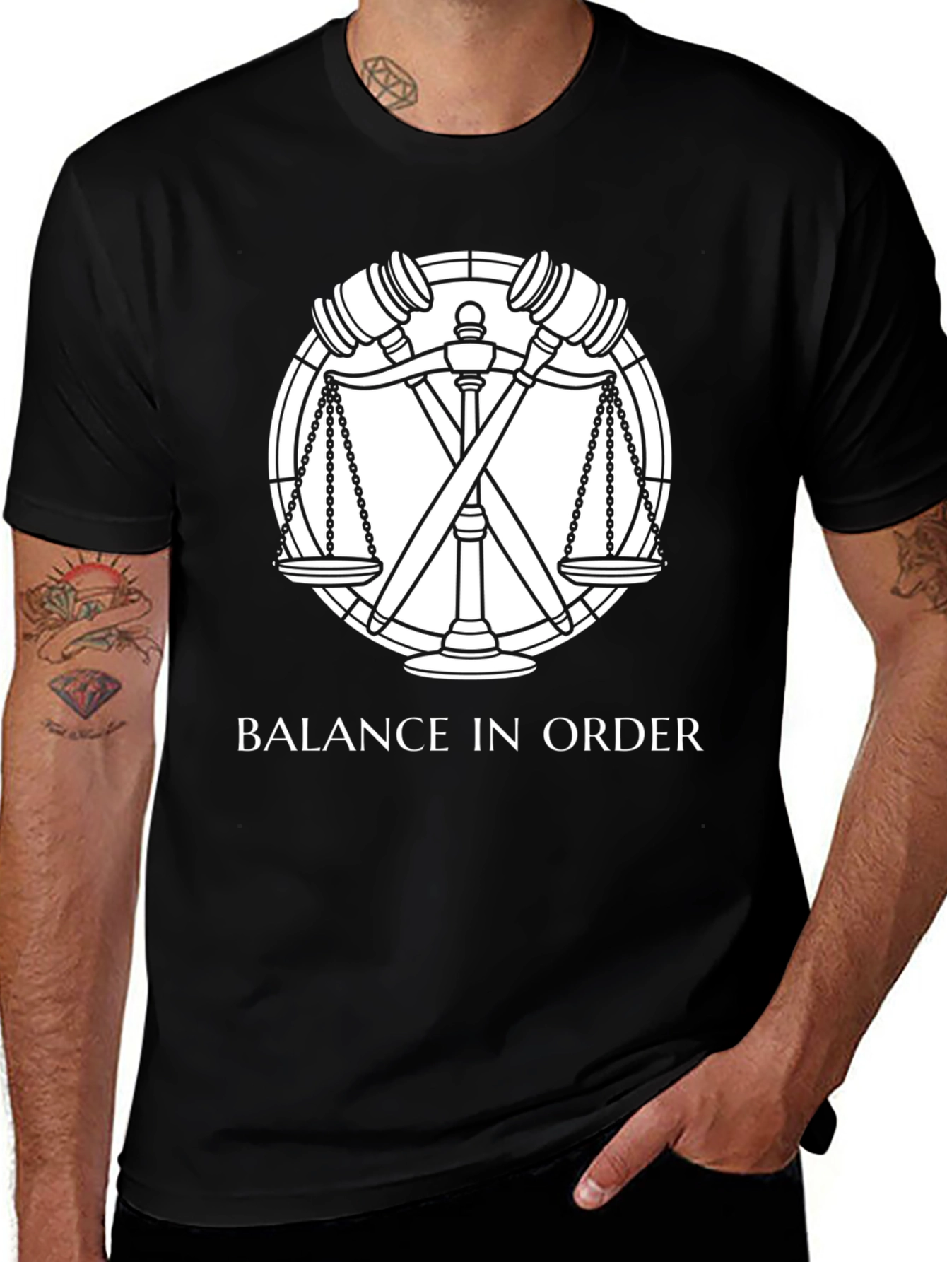 Balance in Order Graphic T-Shirt
