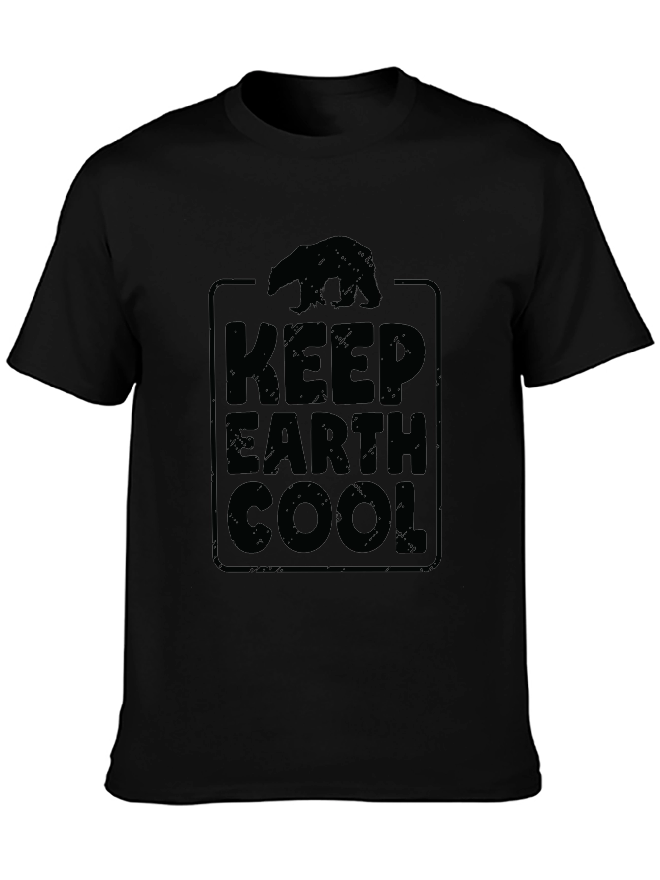 Keep Earth Cool Graphic Tee - Black T-Shirt