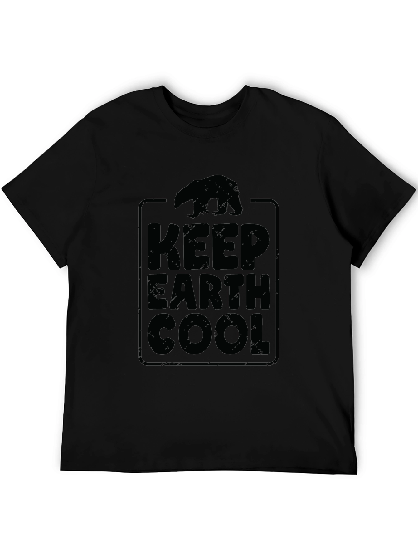 Keep Earth Cool Graphic Tee - Black T-Shirt