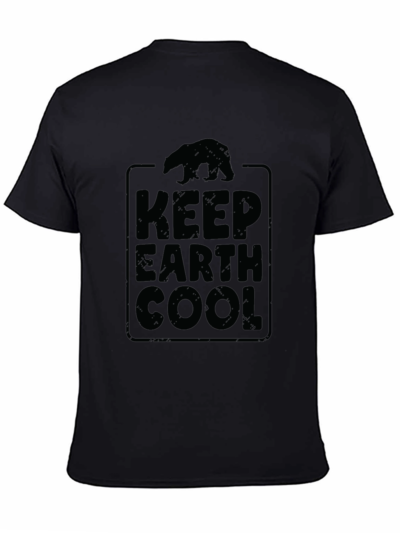 Keep Earth Cool Graphic Tee - Black T-Shirt