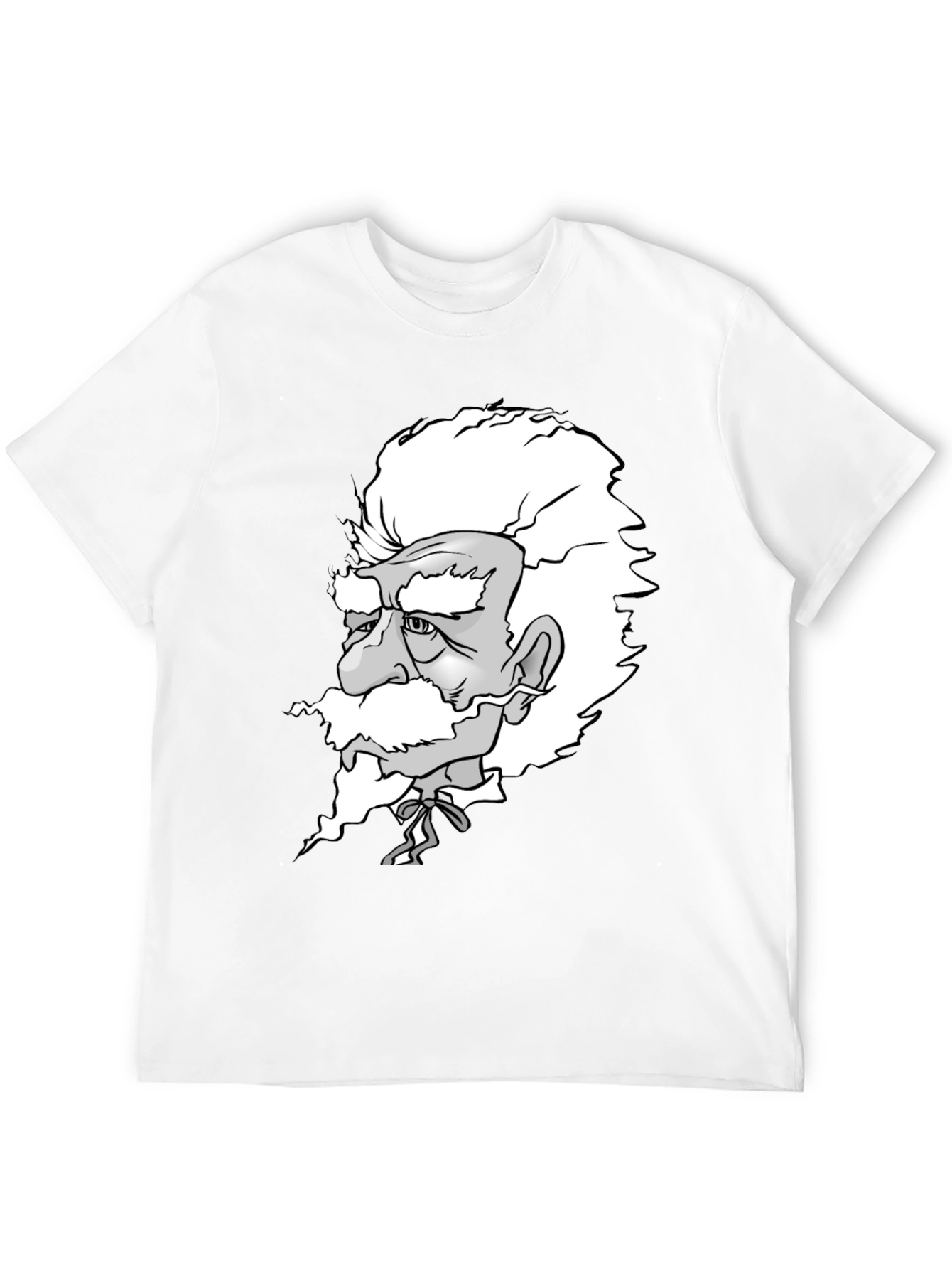 Einstein Graphic Print Black T-Shirt