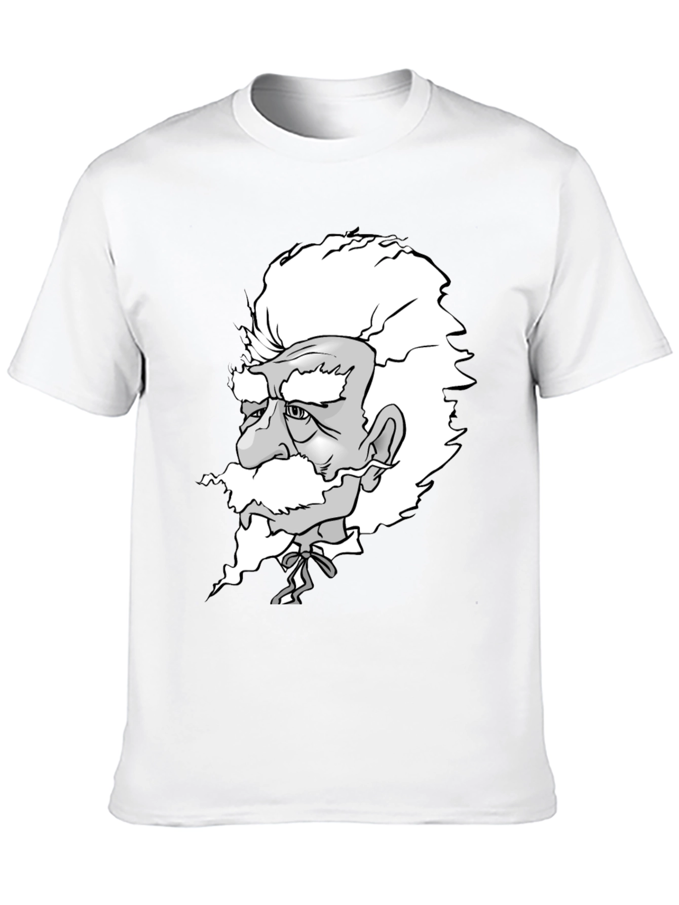 Einstein Graphic Print Black T-Shirt