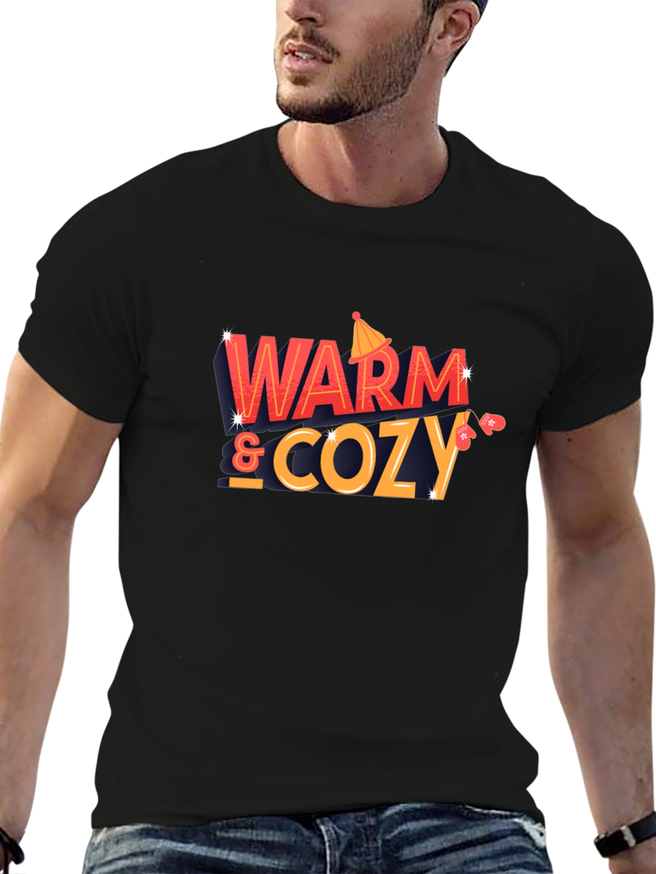 Warm & Cozy Graphic Tee - Stylish Winter Wear