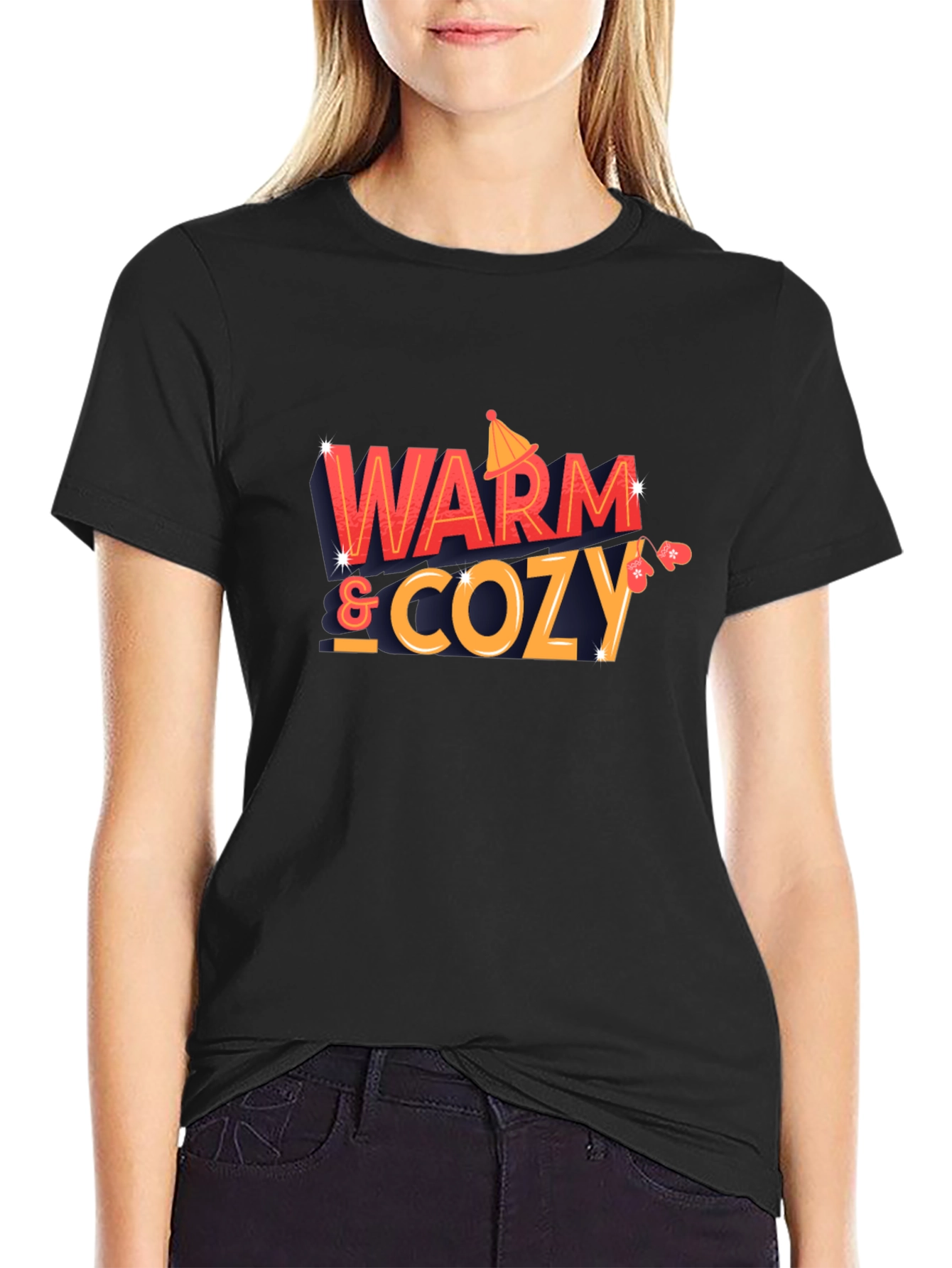 Warm & Cozy Graphic Tee - Stylish Winter Wear