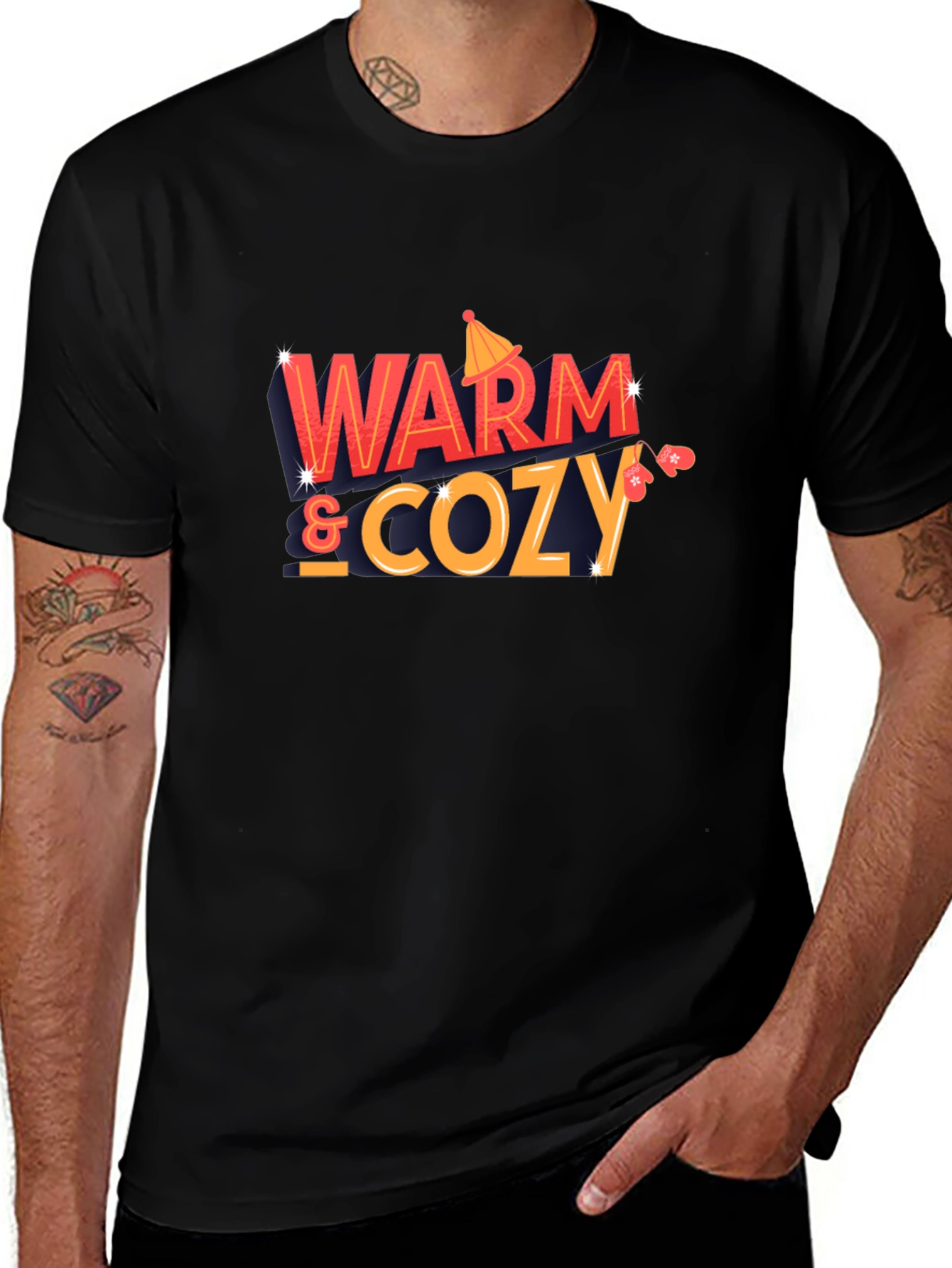 Warm & Cozy Graphic Tee - Stylish Winter Wear