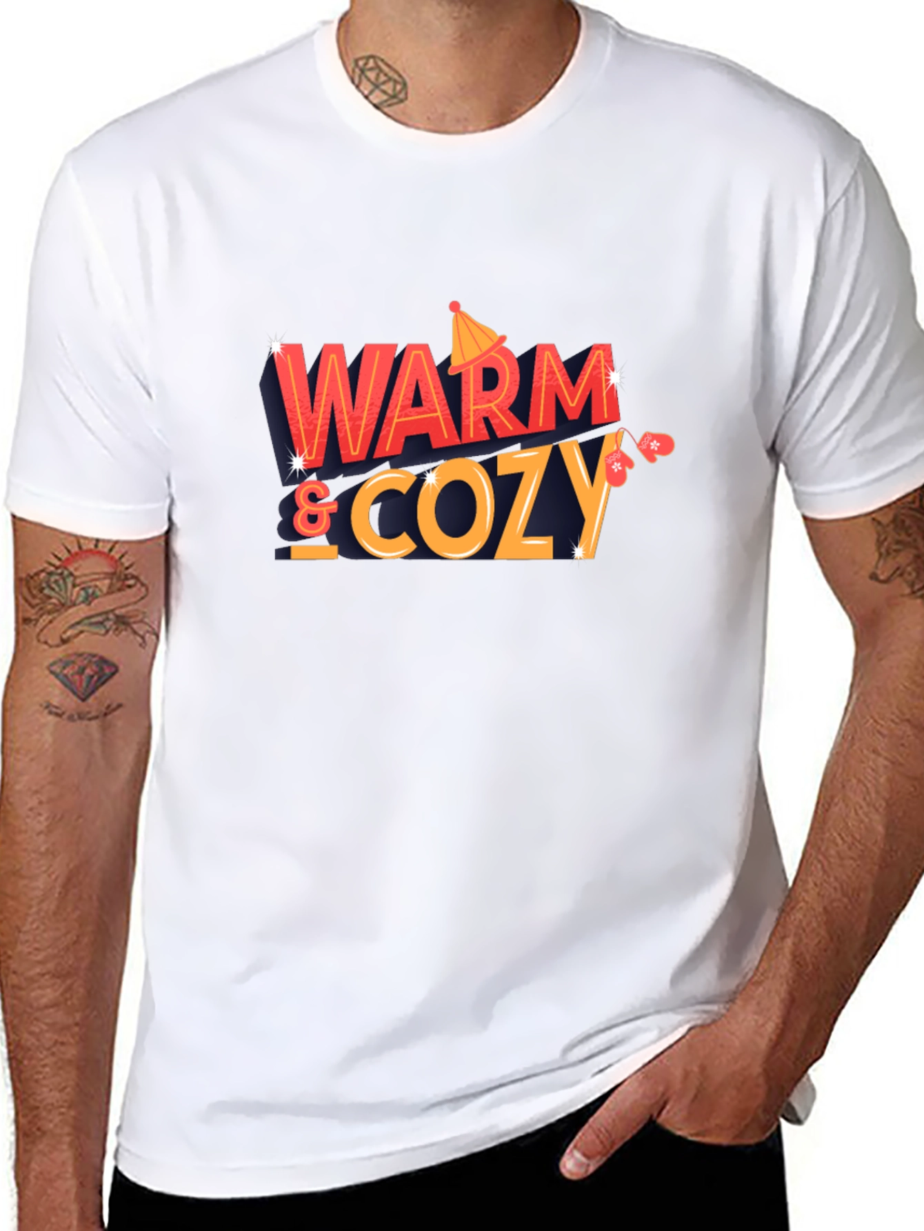 Warm & Cozy Graphic Tee - Stylish Winter Wear