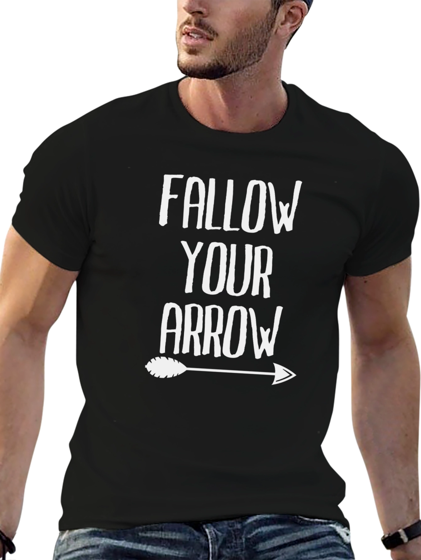 Fallow Your Arrow Graphic T-Shirt - Trendy & Stylish