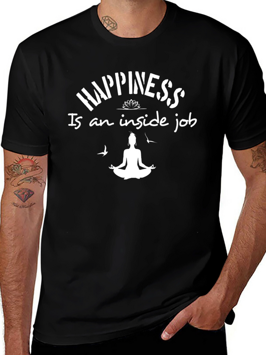 Happiness Inside Job Graphic Tee