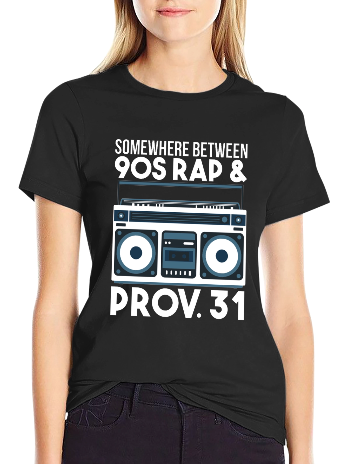 90s Rap & Proverbs 31 Graphic Tee