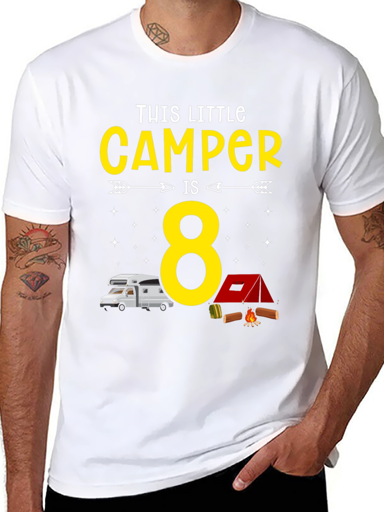 This Little Camper is 8 T-Shirt