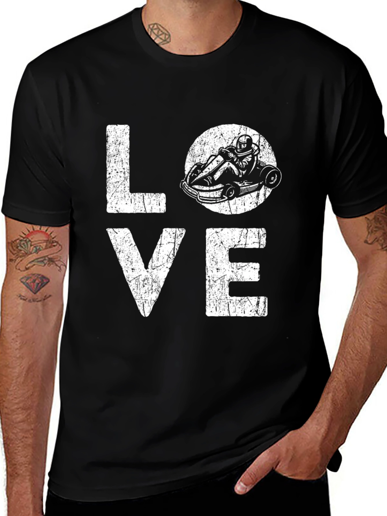 Love Kart Racing T-Shirt - Go-Kart Tee