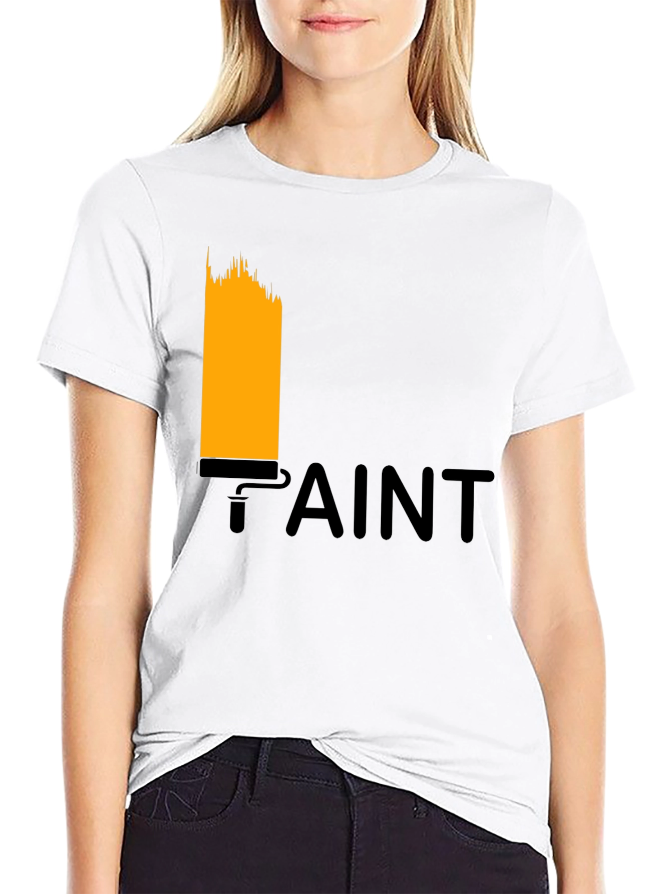 Paint Roller T-Shirt - Artistic Graphic Tee