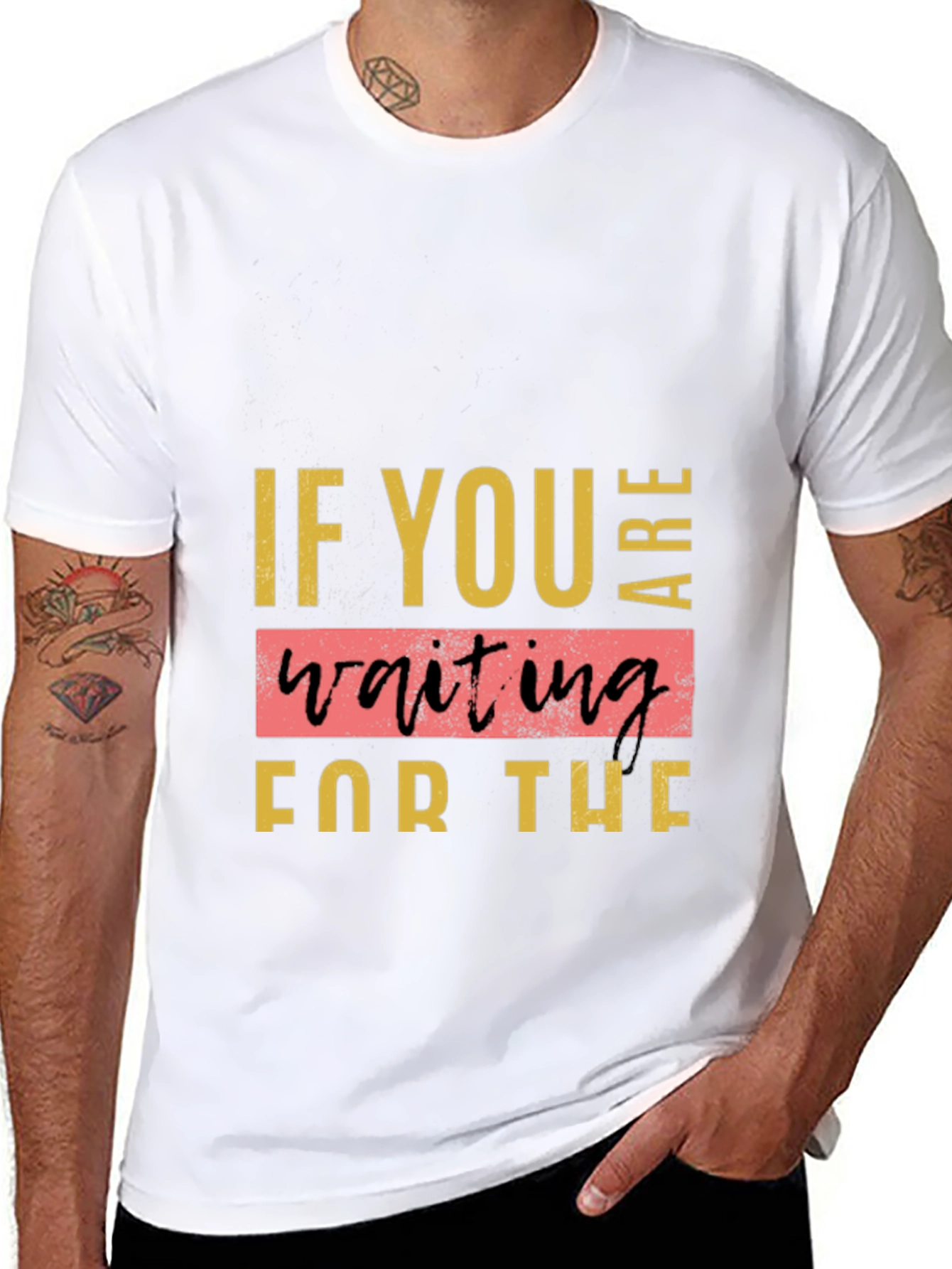 Inspirational Quote T-Shirt - Waiting for the Sign