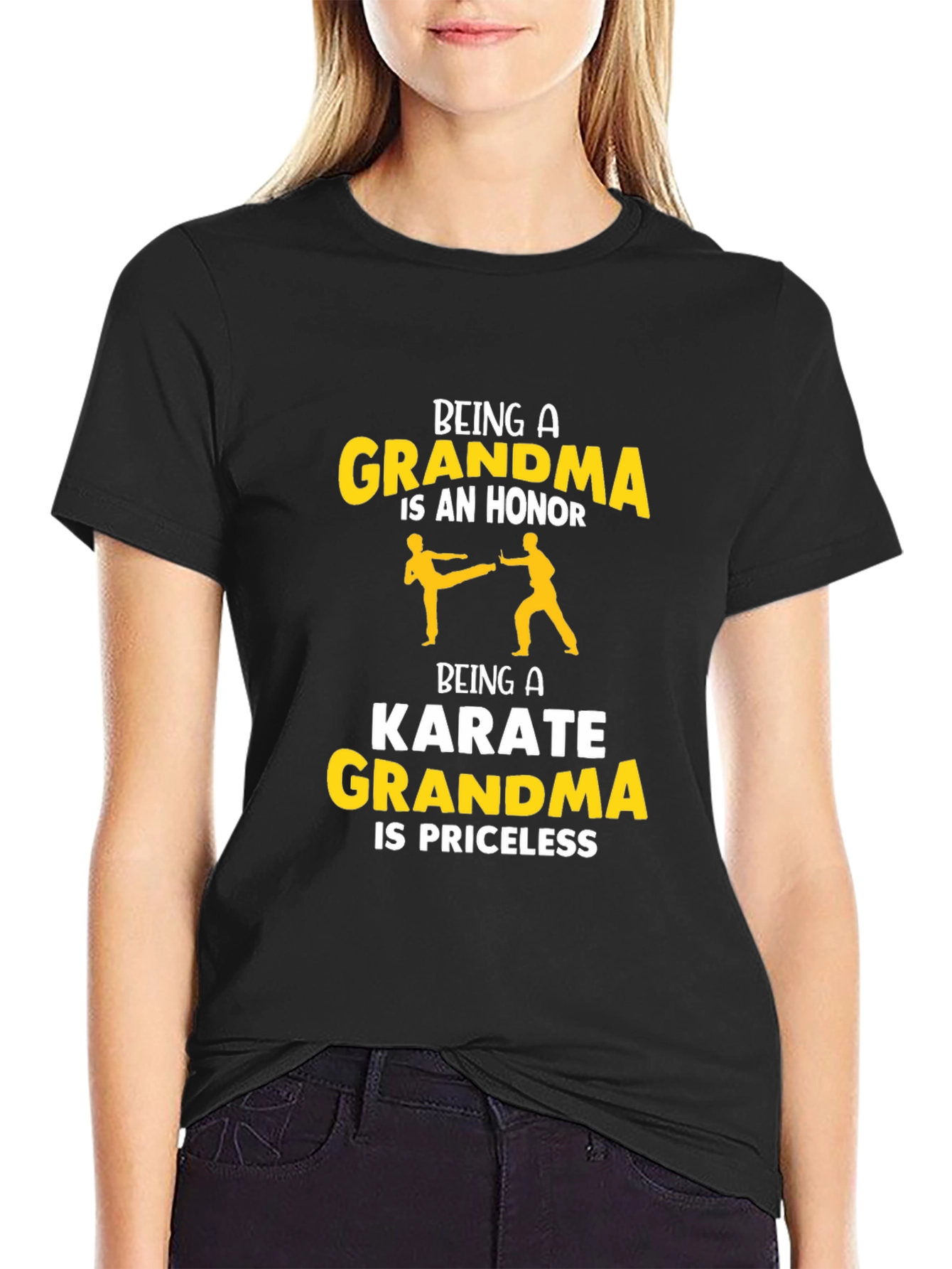 Karate Grandma Honor Graphic T-Shirt