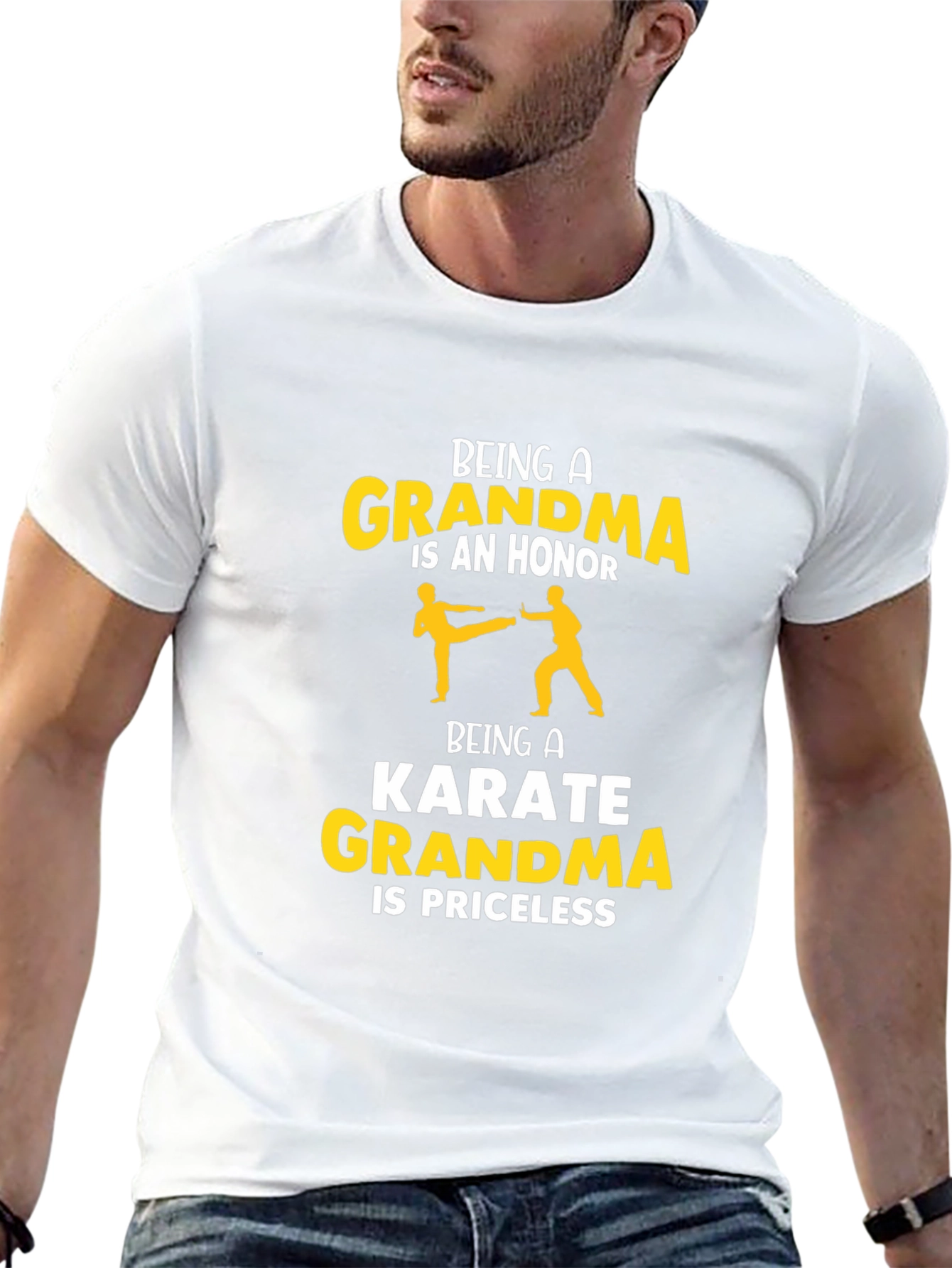 Karate Grandma Honor Graphic T-Shirt
