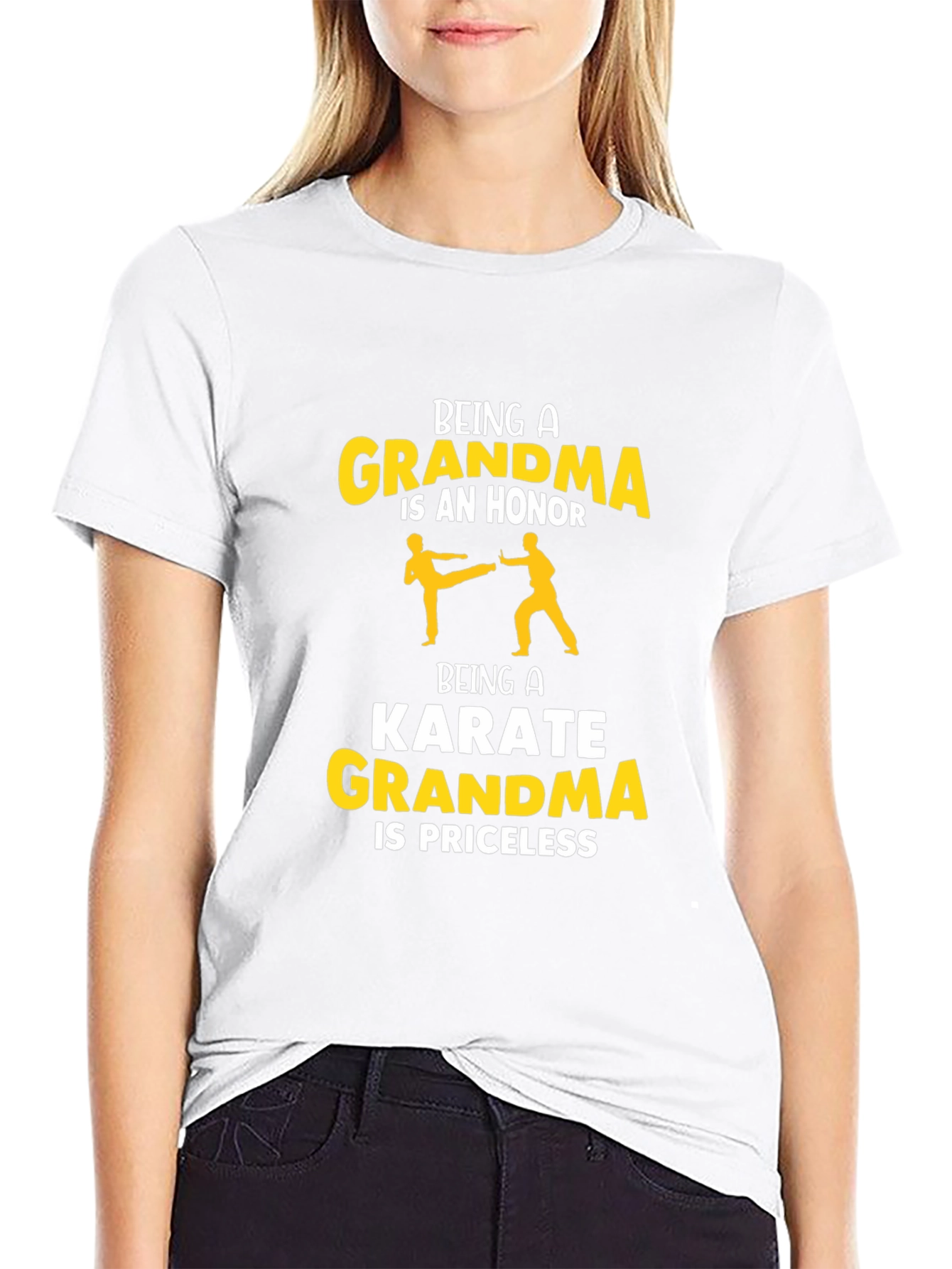 Karate Grandma Honor Graphic T-Shirt