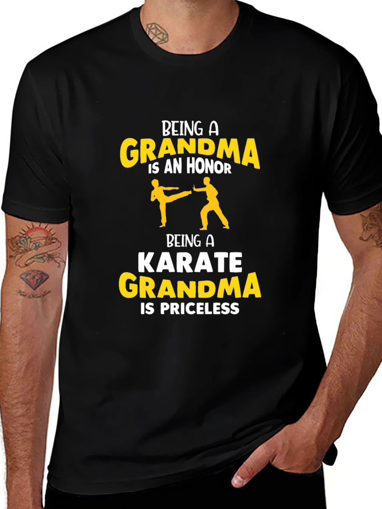 Karate Grandma Honor Graphic T-Shirt