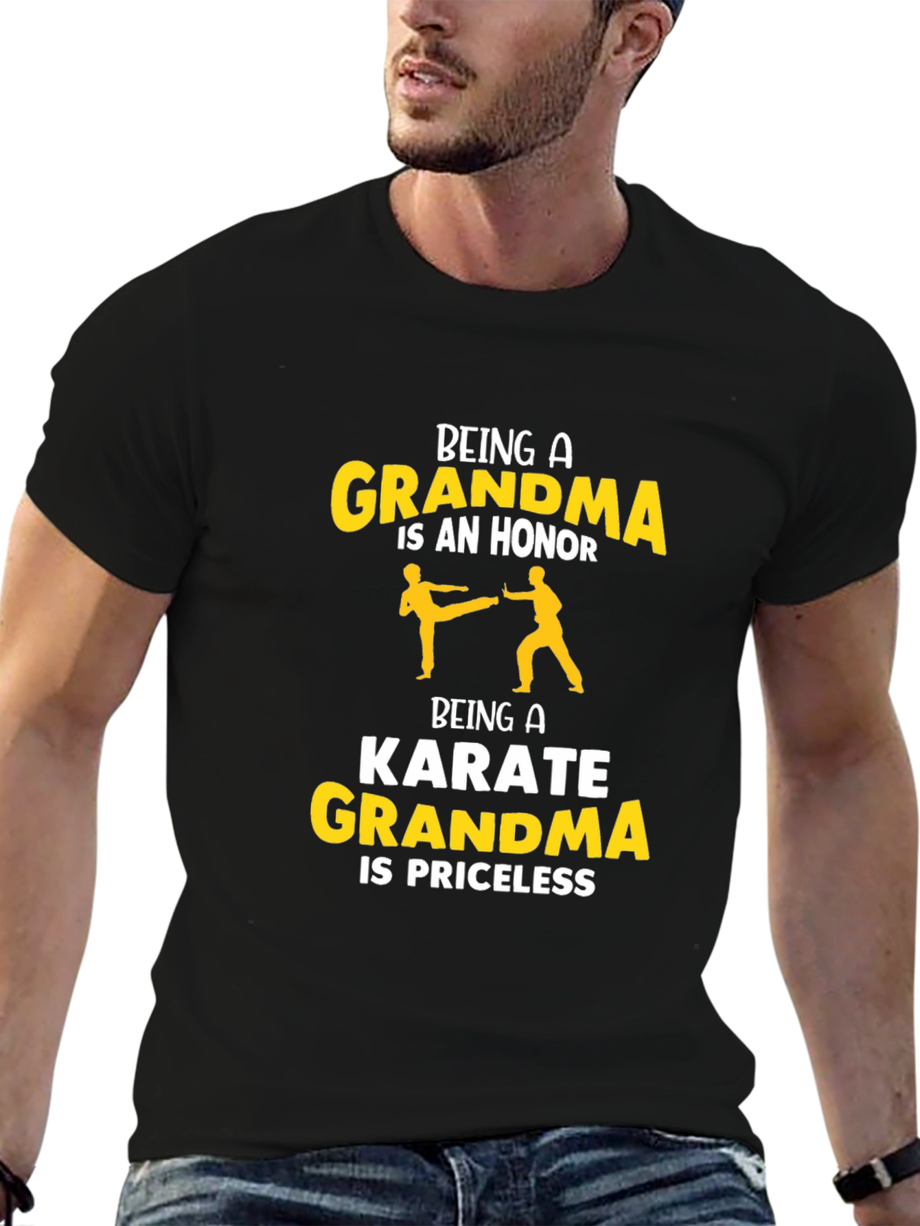 Karate Grandma Honor Graphic T-Shirt