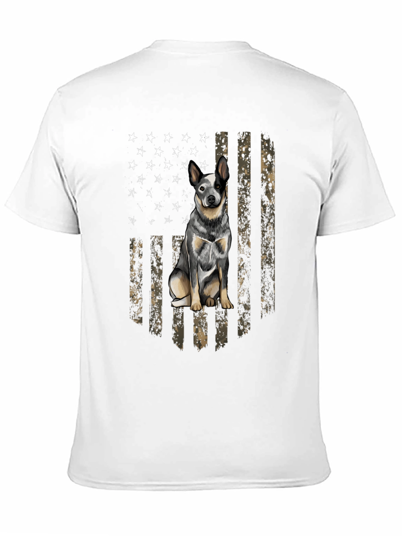 Australian Cattle Dog Flag T-Shirt – Patriotic Dog Lover Tee