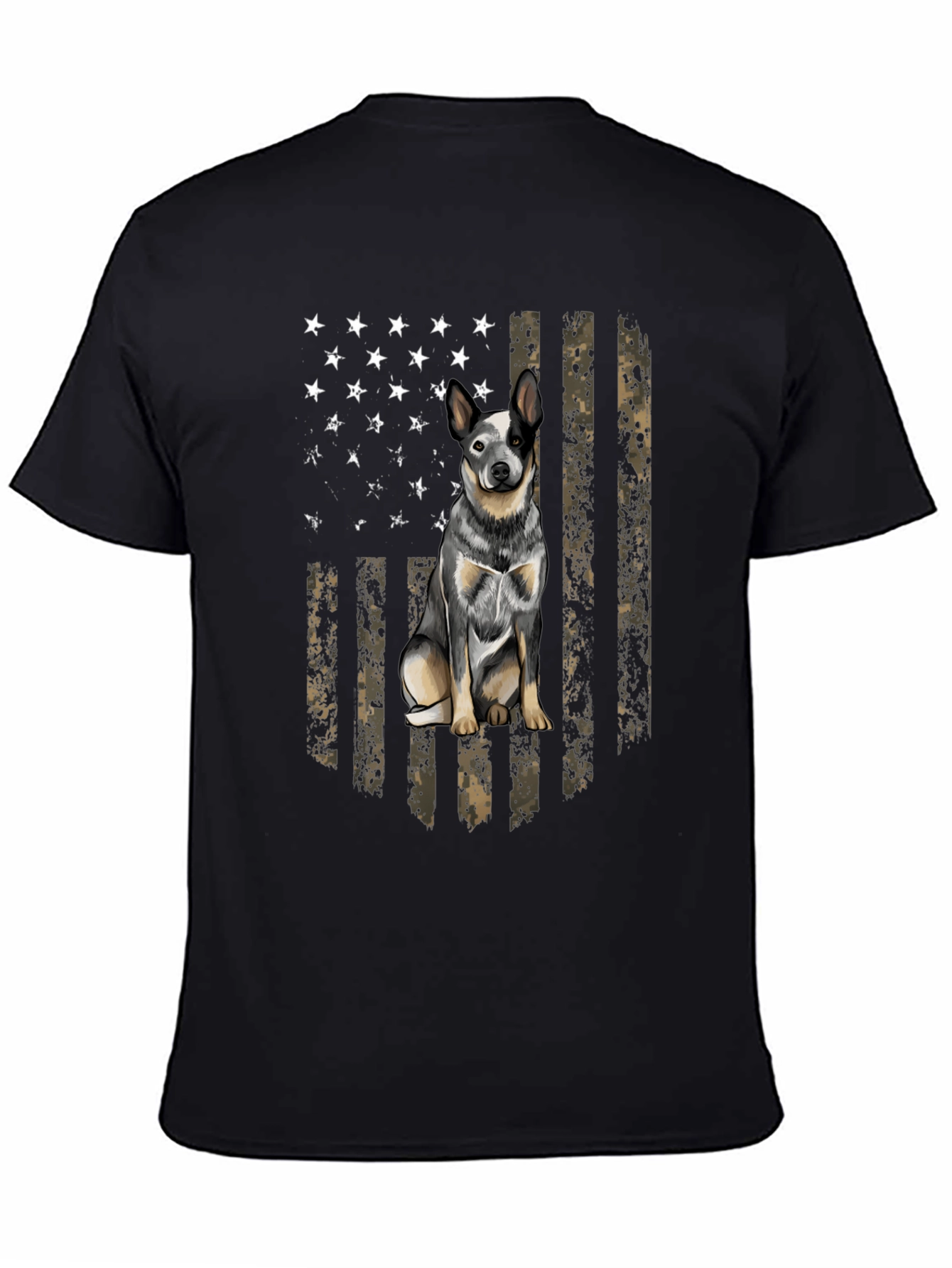 Australian Cattle Dog Flag T-Shirt – Patriotic Dog Lover Tee