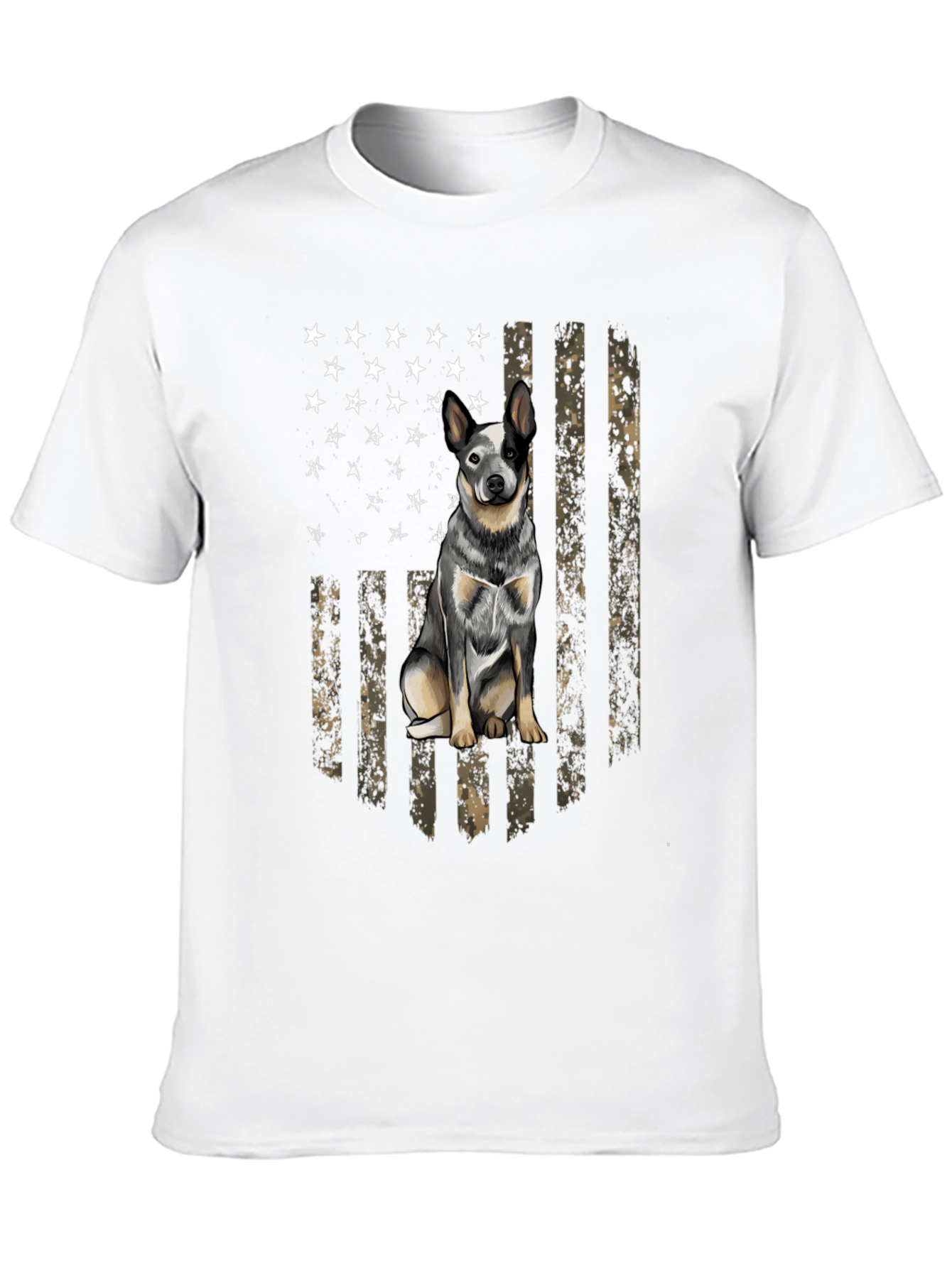 Australian Cattle Dog Flag T-Shirt – Patriotic Dog Lover Tee