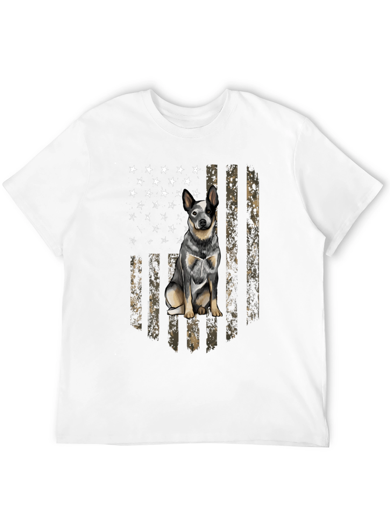 Australian Cattle Dog Flag T-Shirt – Patriotic Dog Lover Tee