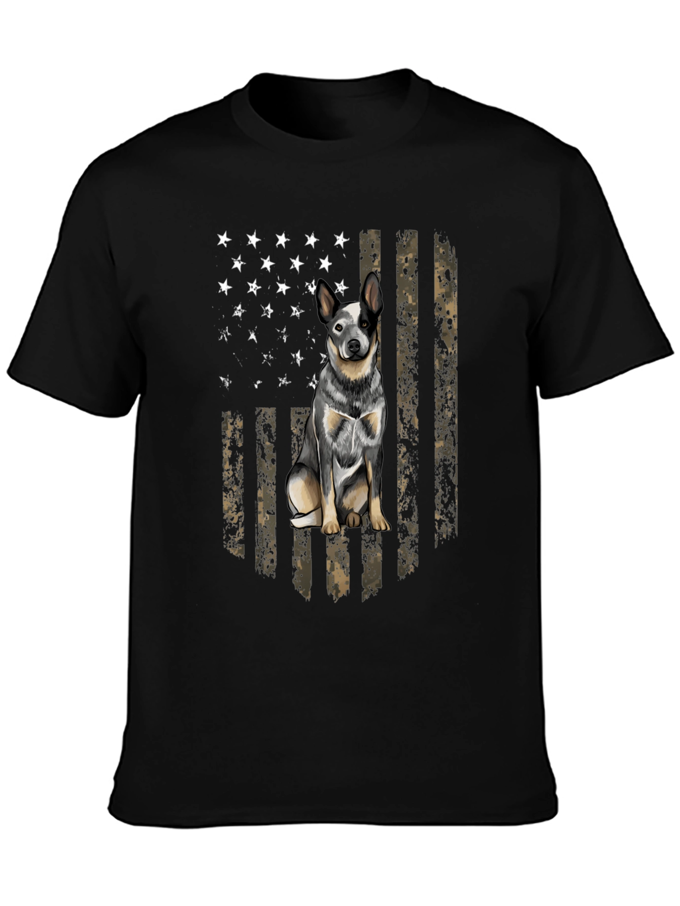 Australian Cattle Dog Flag T-Shirt – Patriotic Dog Lover Tee