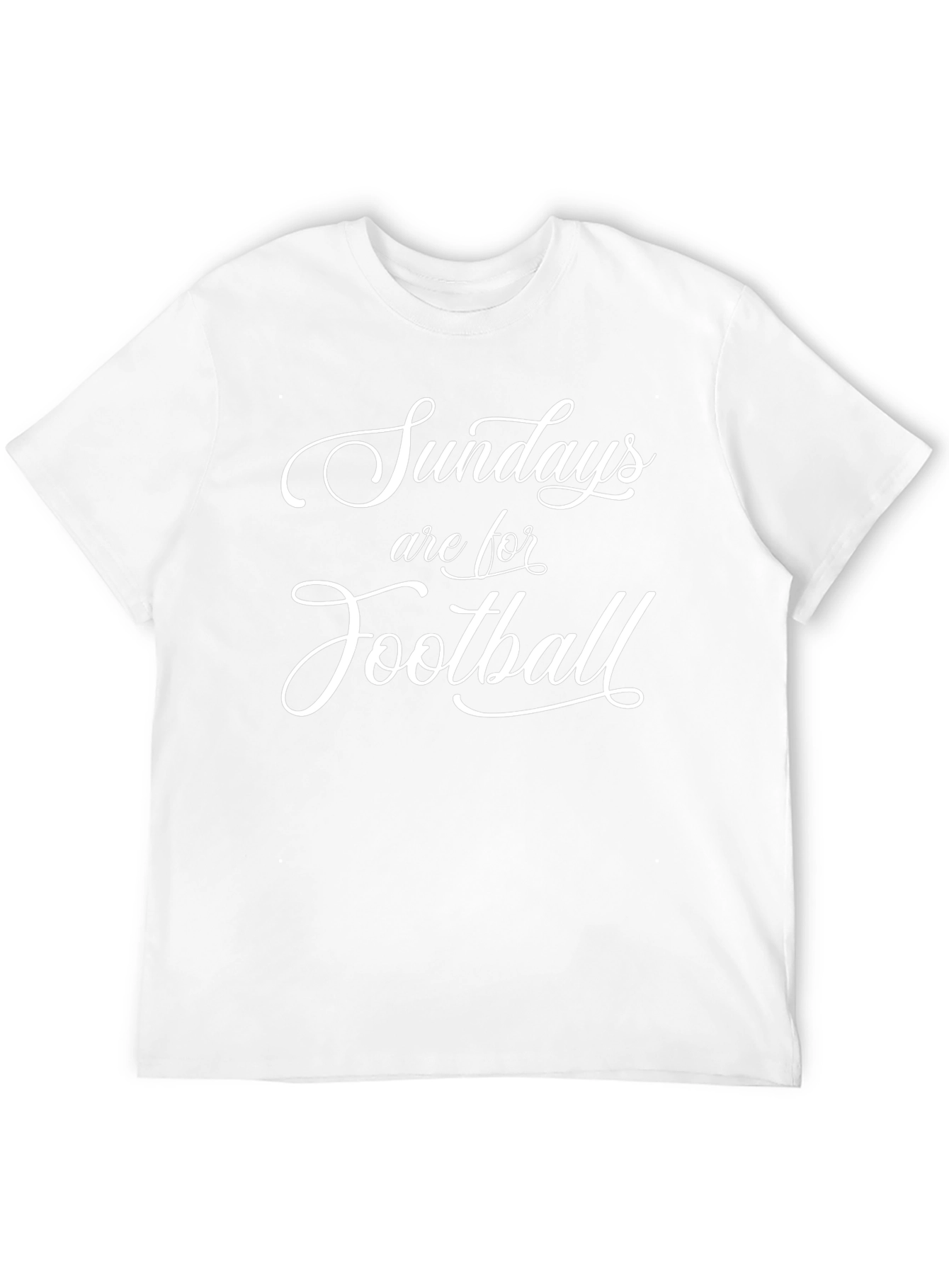 Sundays Are For Football T-Shirt - Black