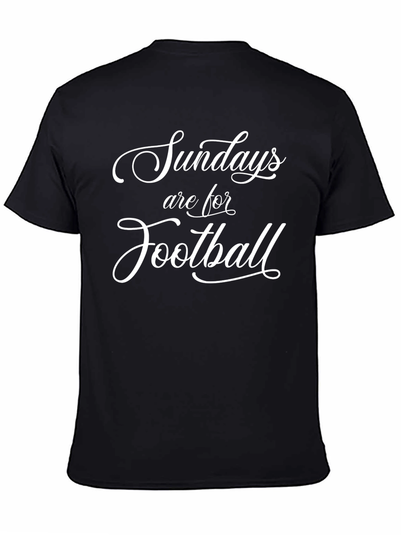 Sundays Are For Football T-Shirt - Black