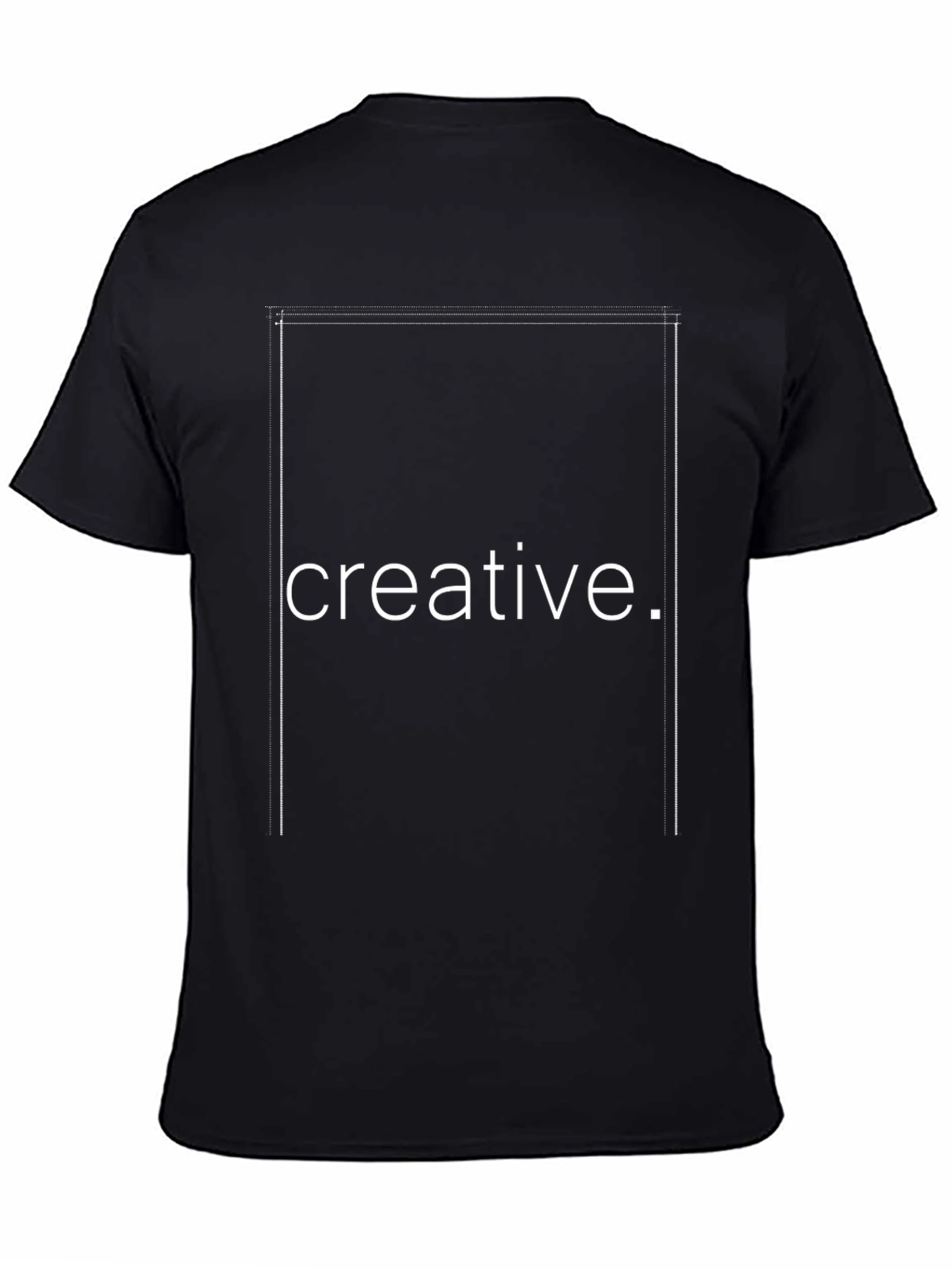 Creative Black T-Shirt - Stylish and Comfortable