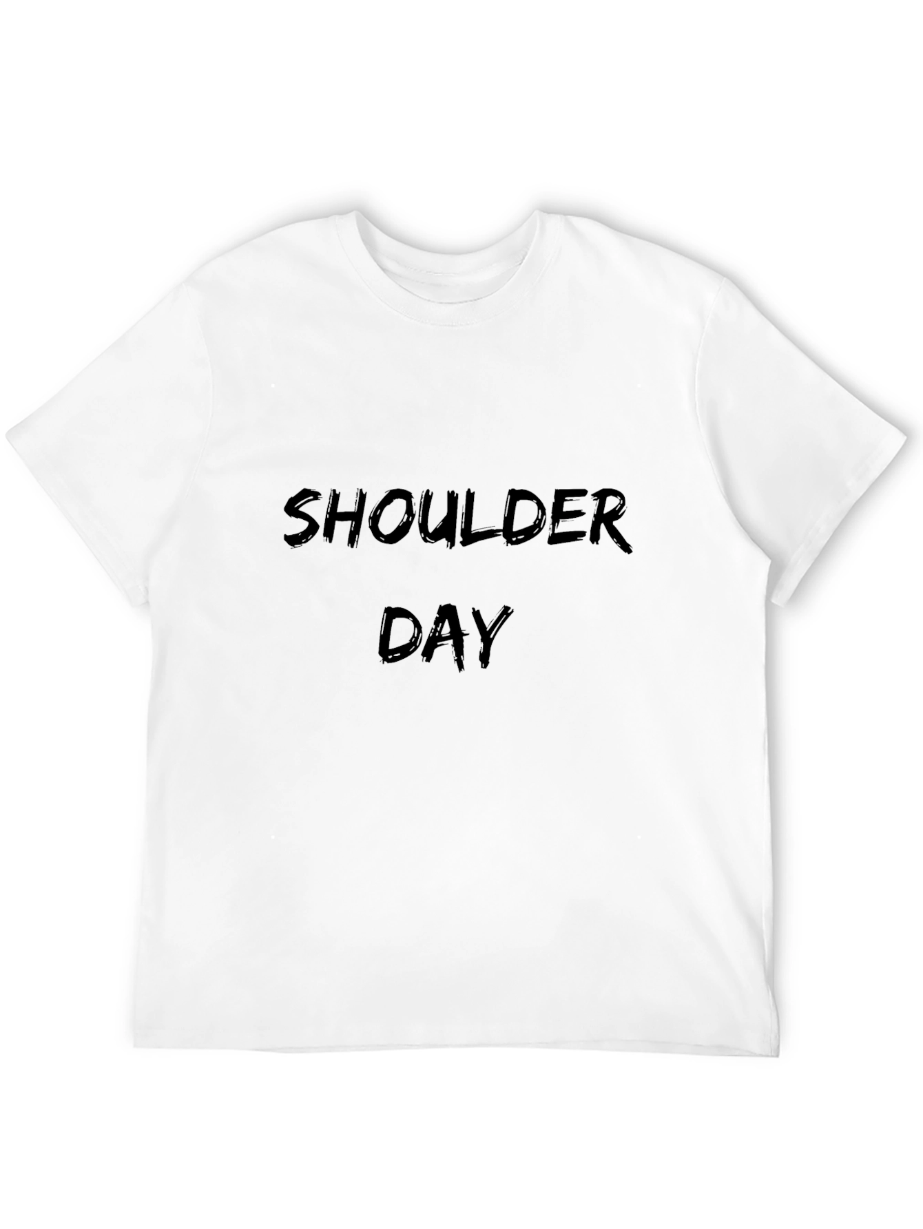 Shoulder Day - Black Tee