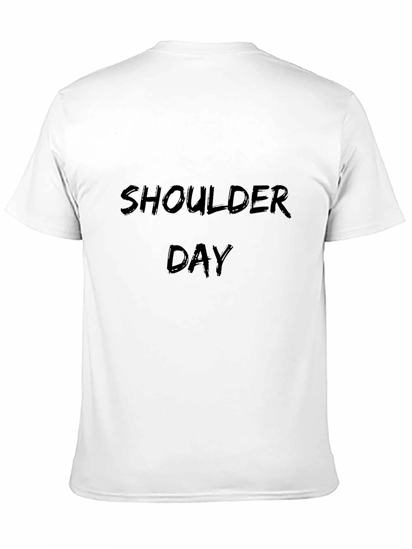 Shoulder Day - Black Tee