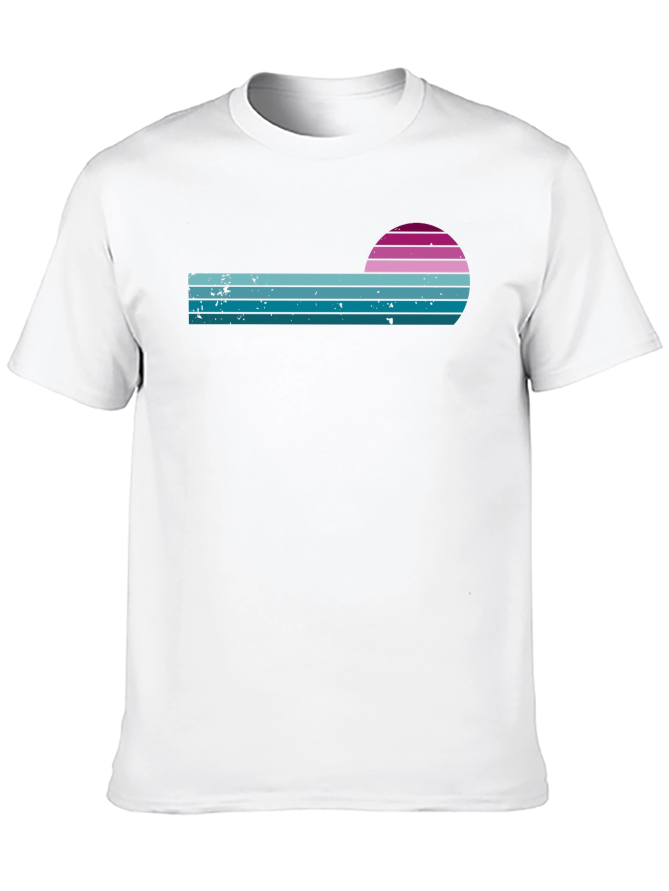 Retro Sunset Graphic Tee - Stylish Comfort