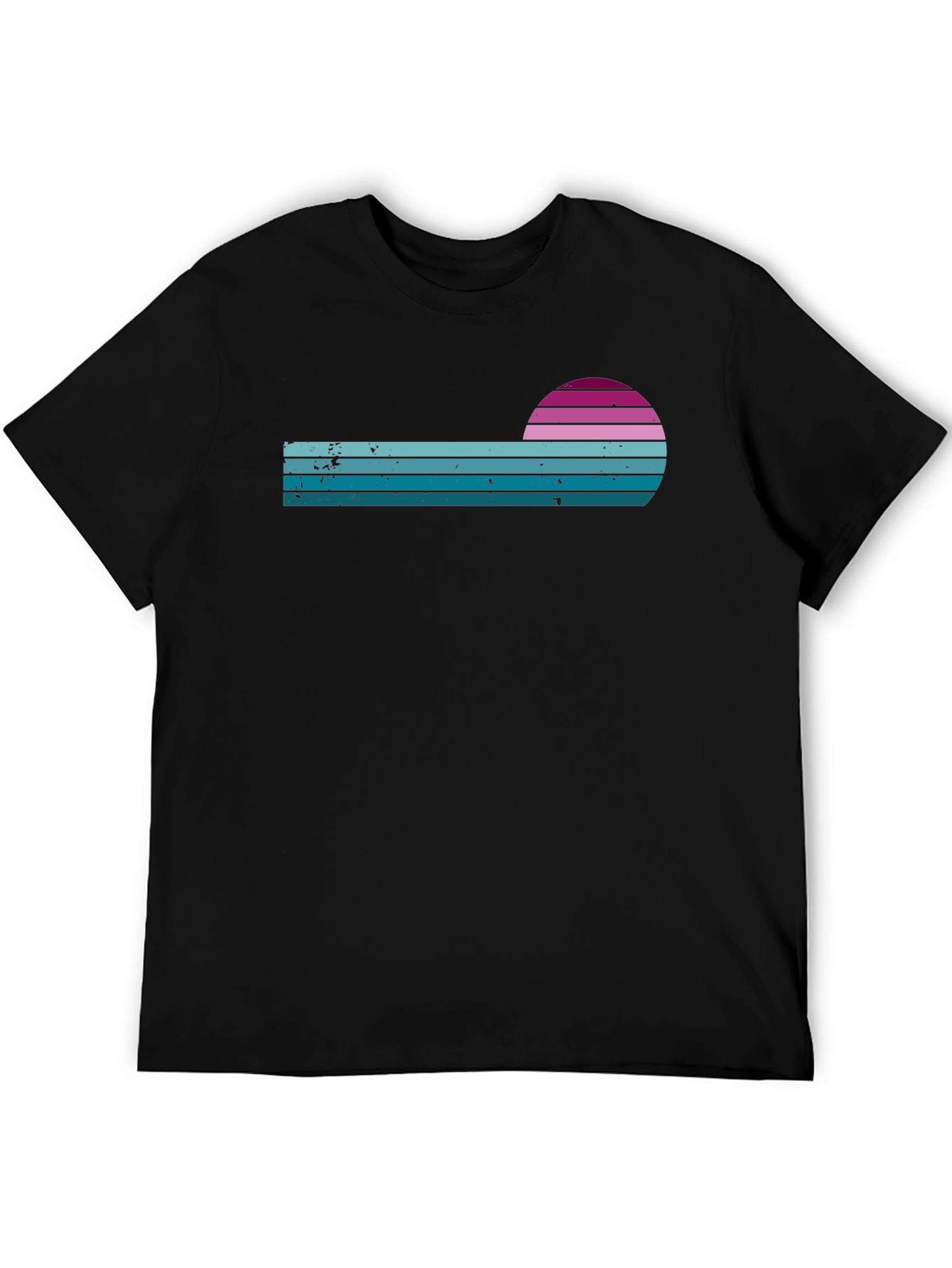 Retro Sunset Graphic Tee - Stylish Comfort