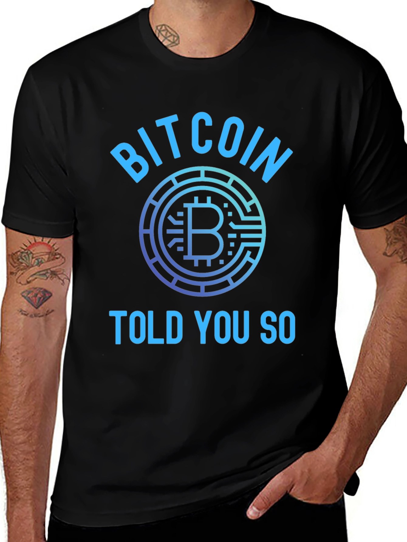 Bitcoin Told You So Graphic T-Shirt