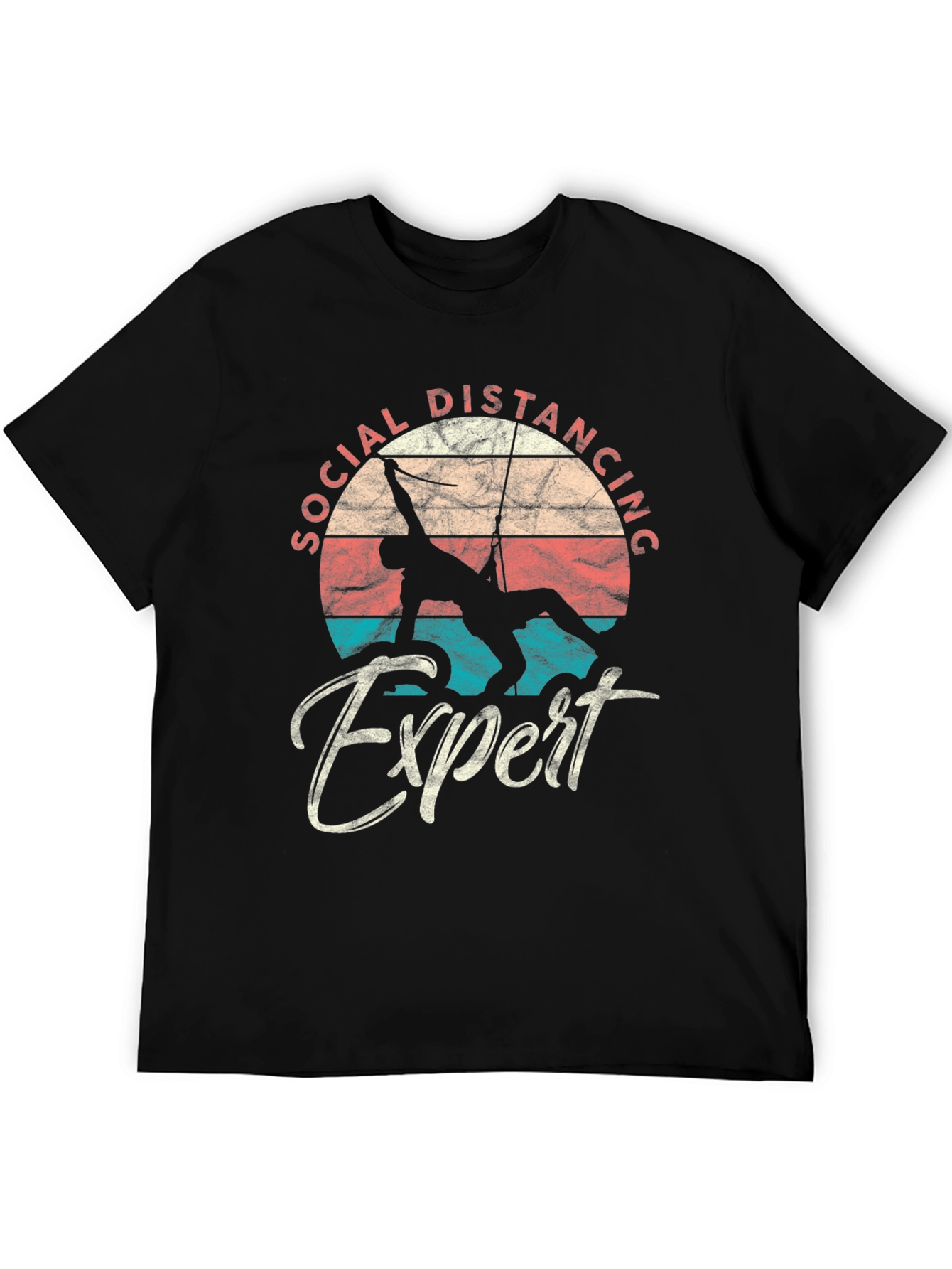 Social Distancing Expert Climbing T-Shirt